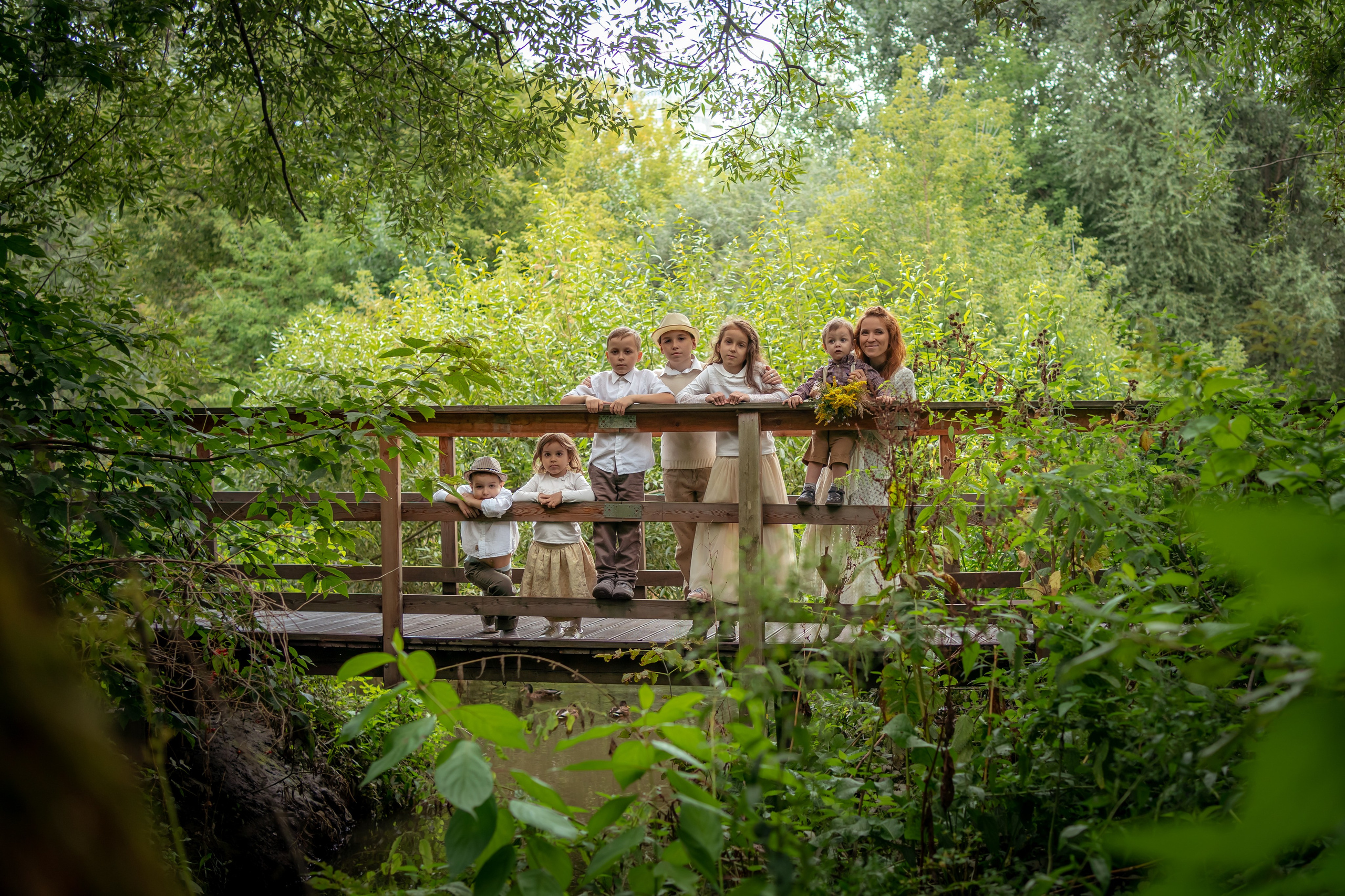 Екатерина с детьми. Семейный фотограф Варвара Сорока в городе Москве