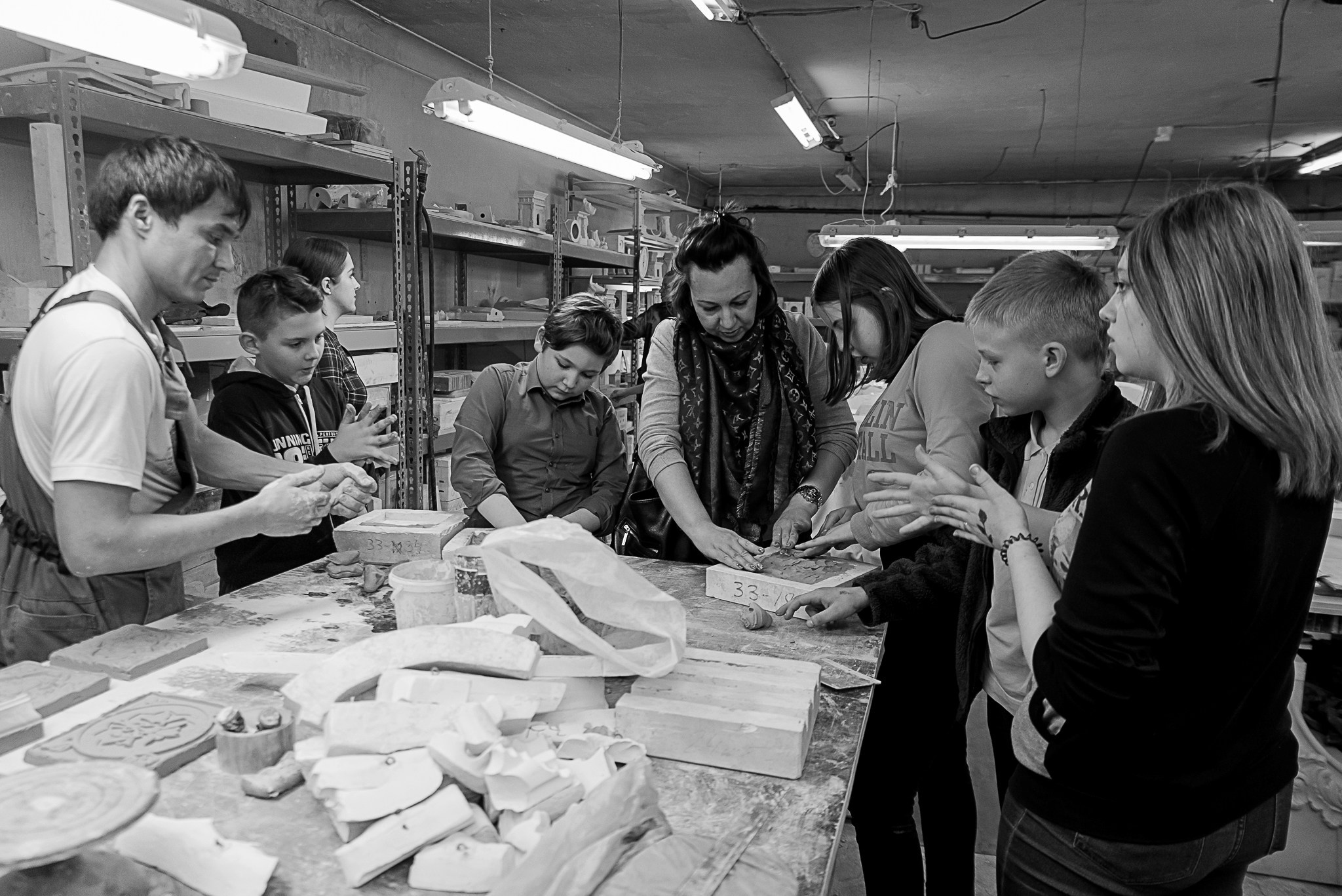 Экскурсия в цех по производству керамики. Свадебный и семейный фотограф из Санкт-Петербурга Климов Анатолий