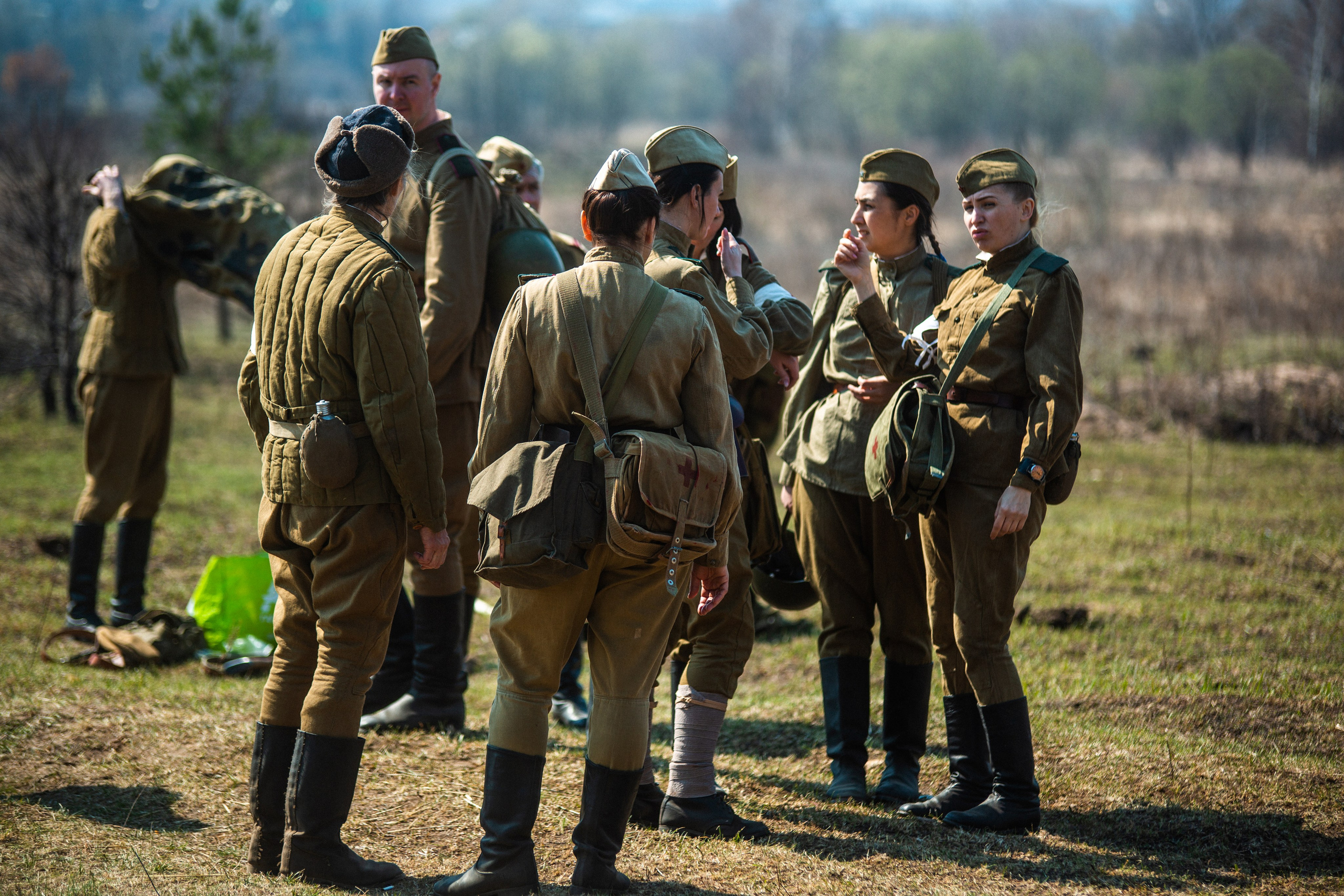 РЕКОНСТРУКЦИЯ БОЯ — ВОВ — БИТВА ЗА ГОРОД. Профессиональный фотограф в Мценске и Орловской области