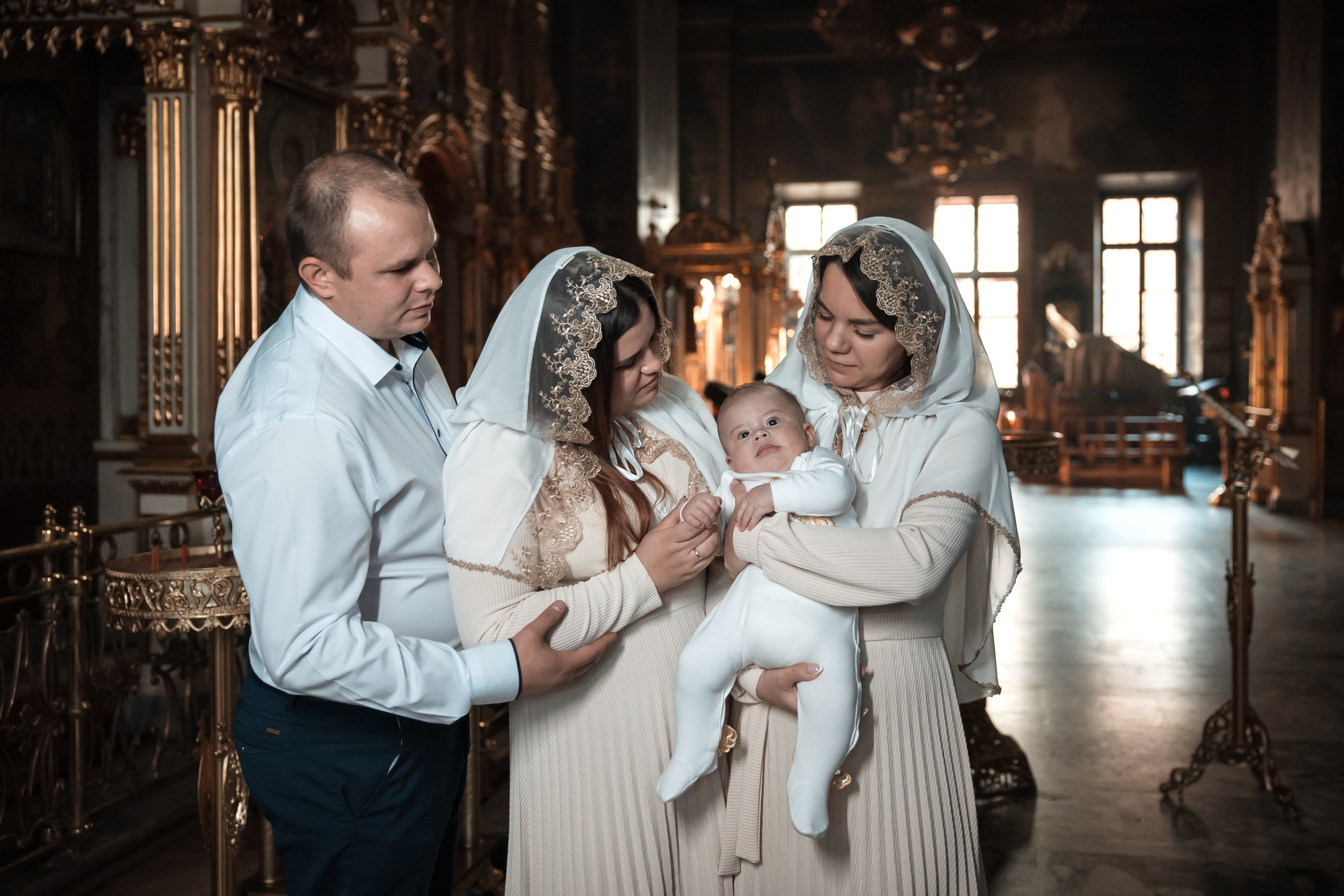 Таинство крещения. Семейный и детский фотограф в Москве Орешина Юлия