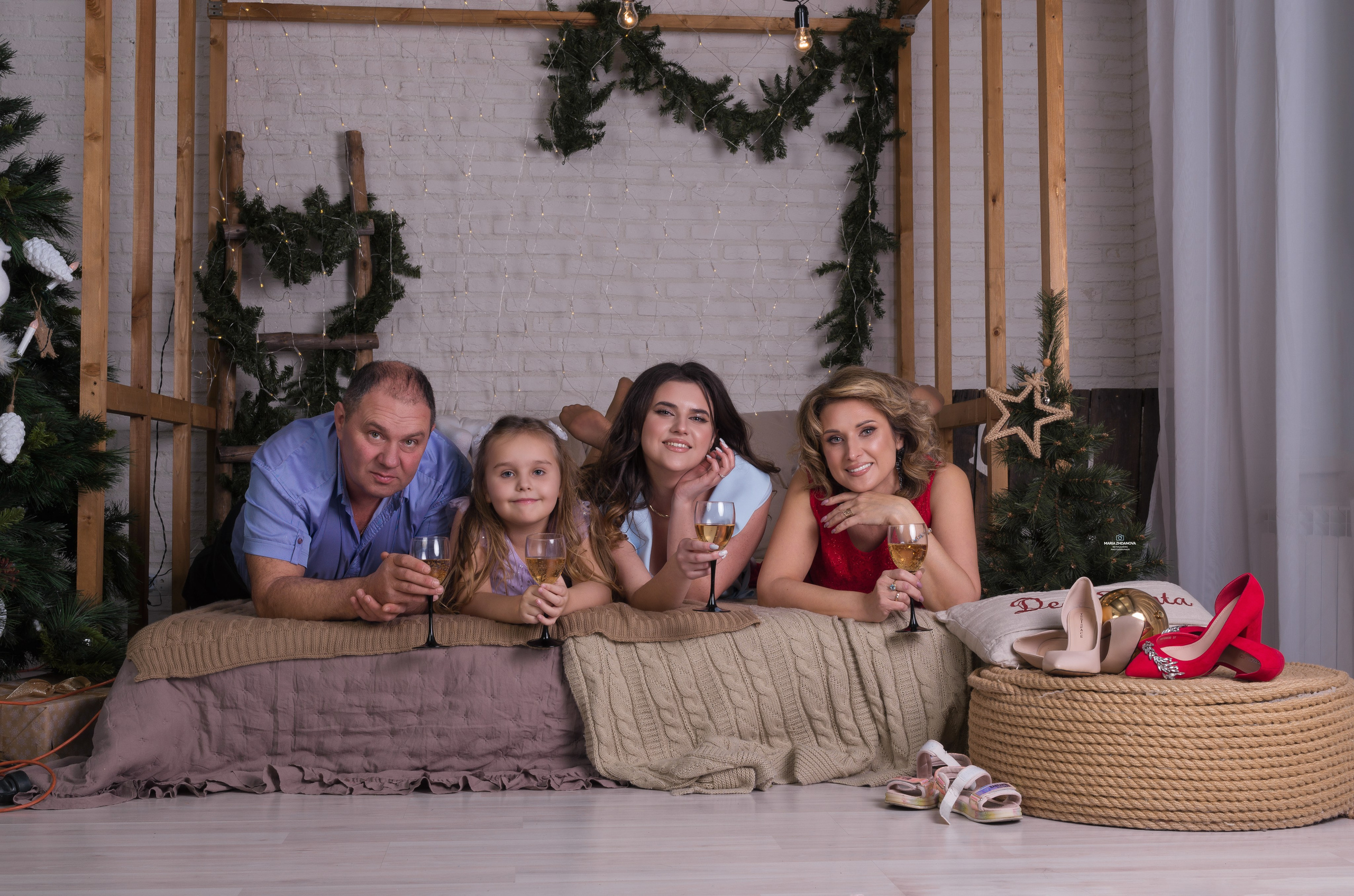 Фотограф Мария Жданова. Новогодняя семейная фотосъемка