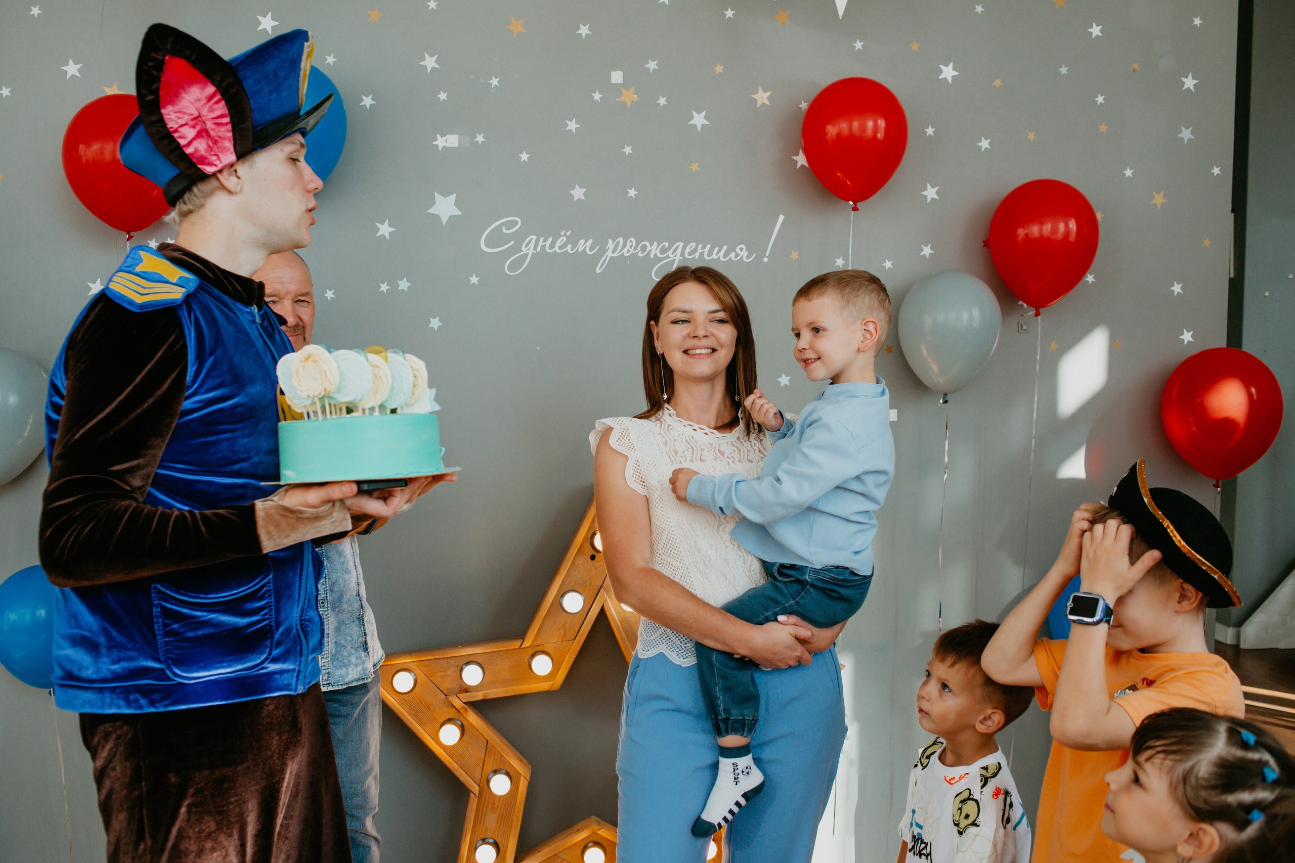 Детский день рождение. Лева 4 года. Фотограф в Челябинске Ополихина Анна