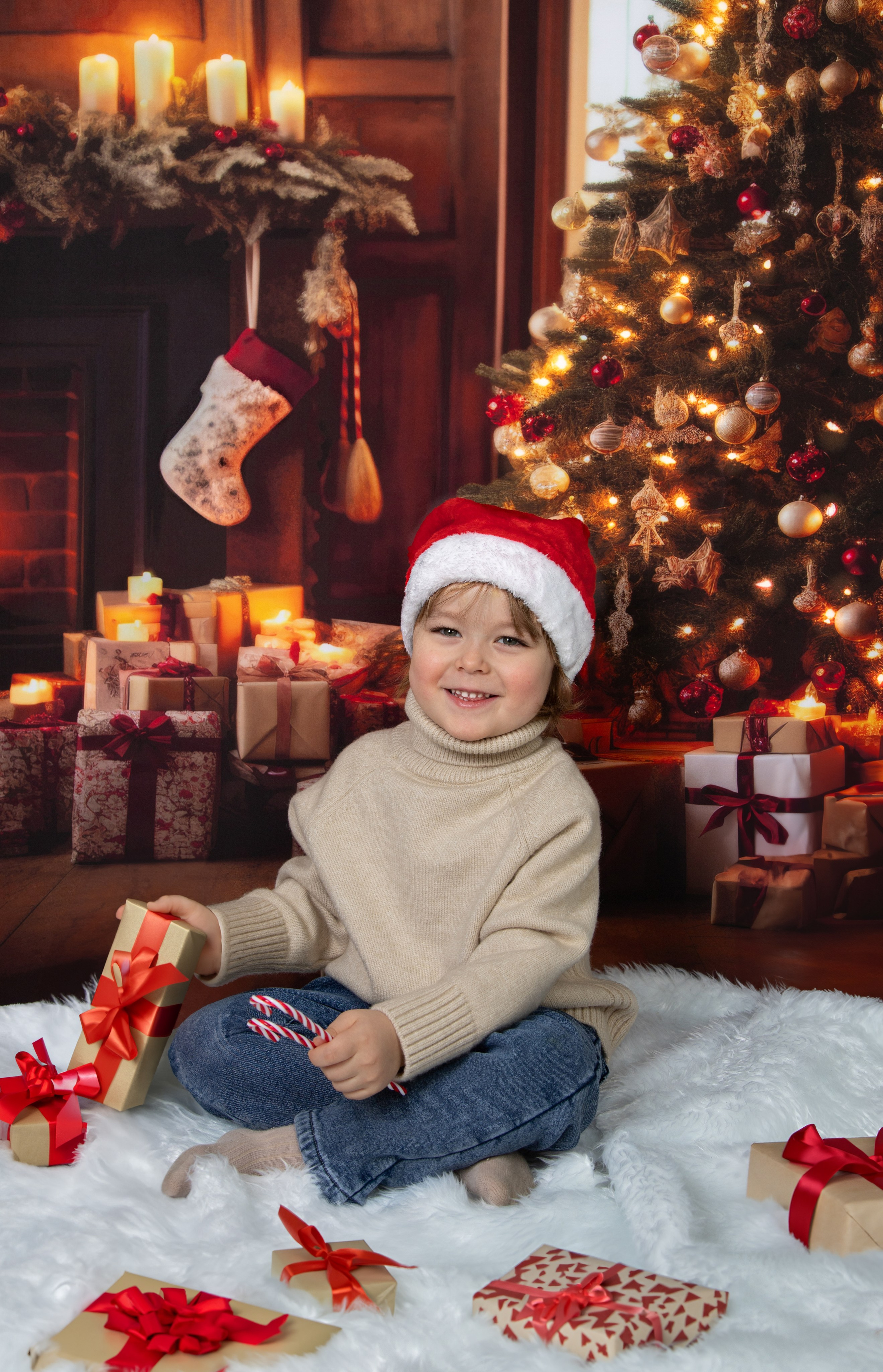 Зимняя фотосессия. Фиксики Детская фотостудия