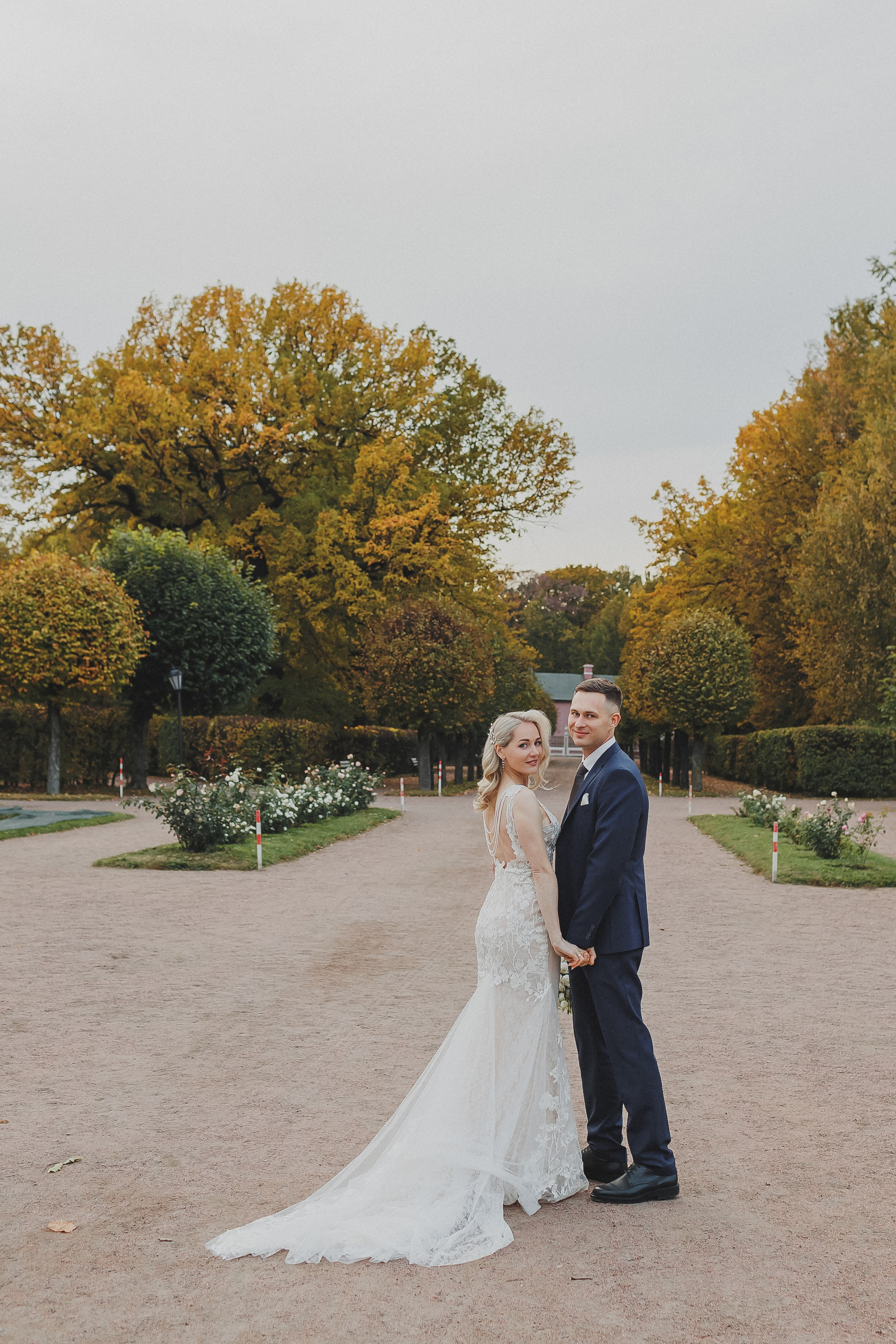 Свадебная фотосессия в Таганском ЗАГСе и Кусково. Фотограф в Москве и Люберцах Анна Ушакова