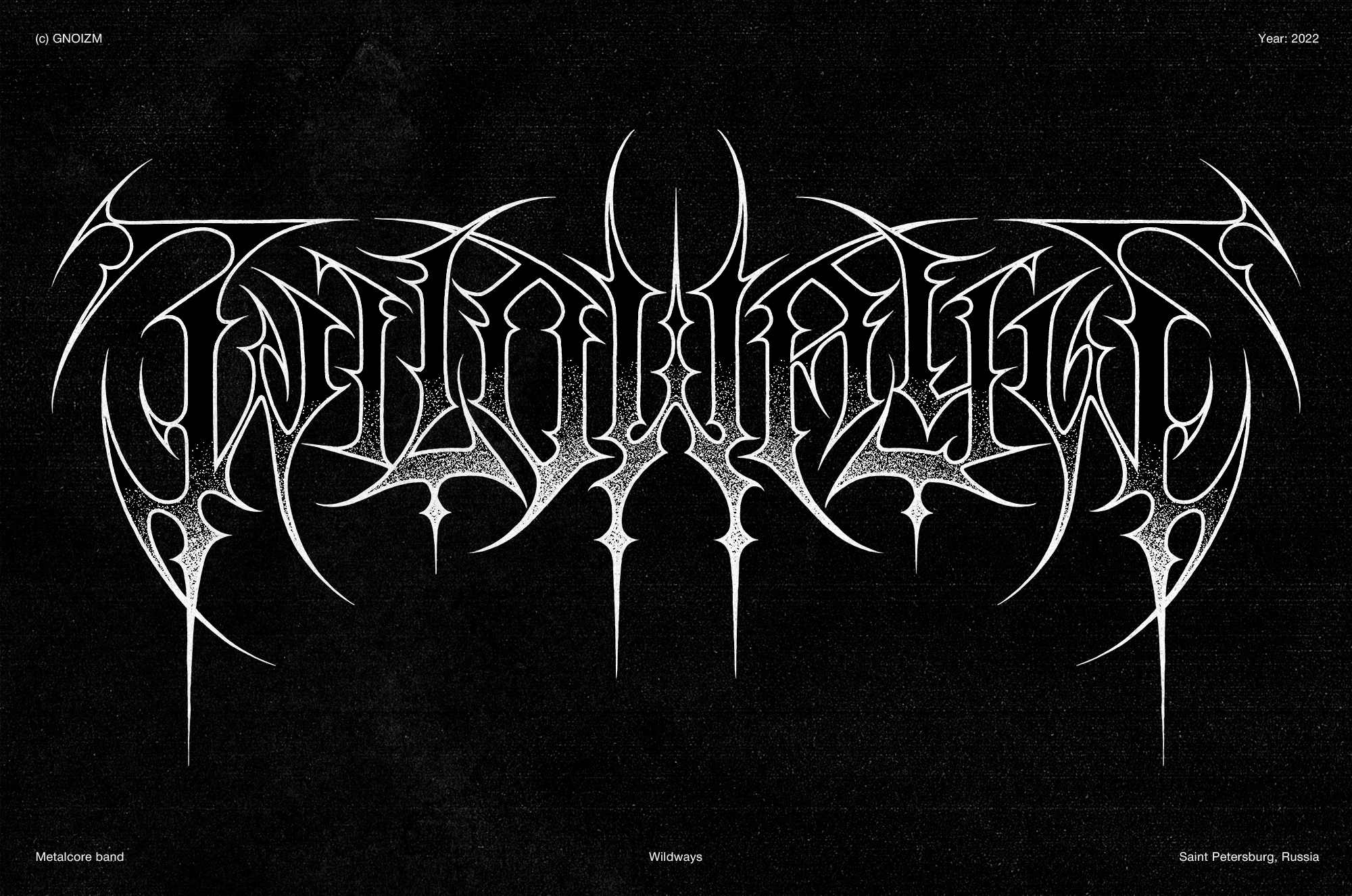 Powers Hell | metal logo design & creation. GNOIZM | Metal Logos & Dark Lettering