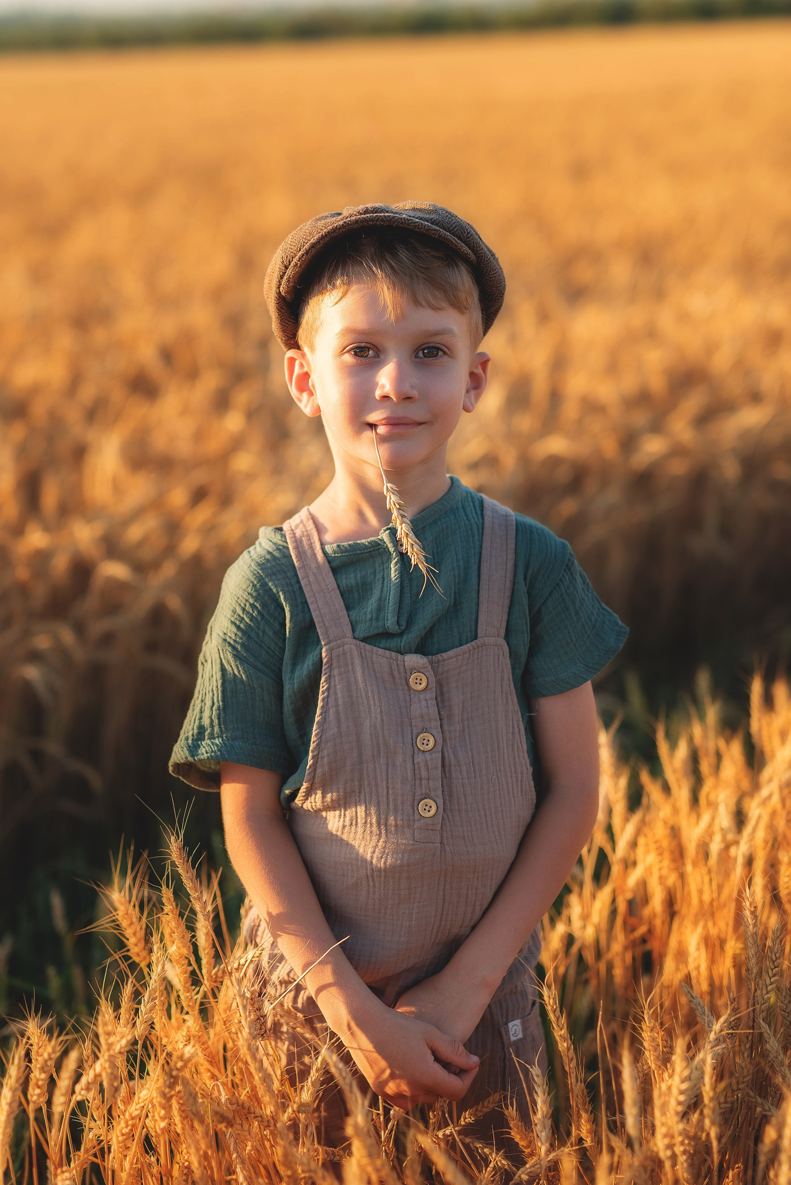 Фотосессия в пшеничном поле. Семейный, детский фотограф в Воронеже Анна Никитина