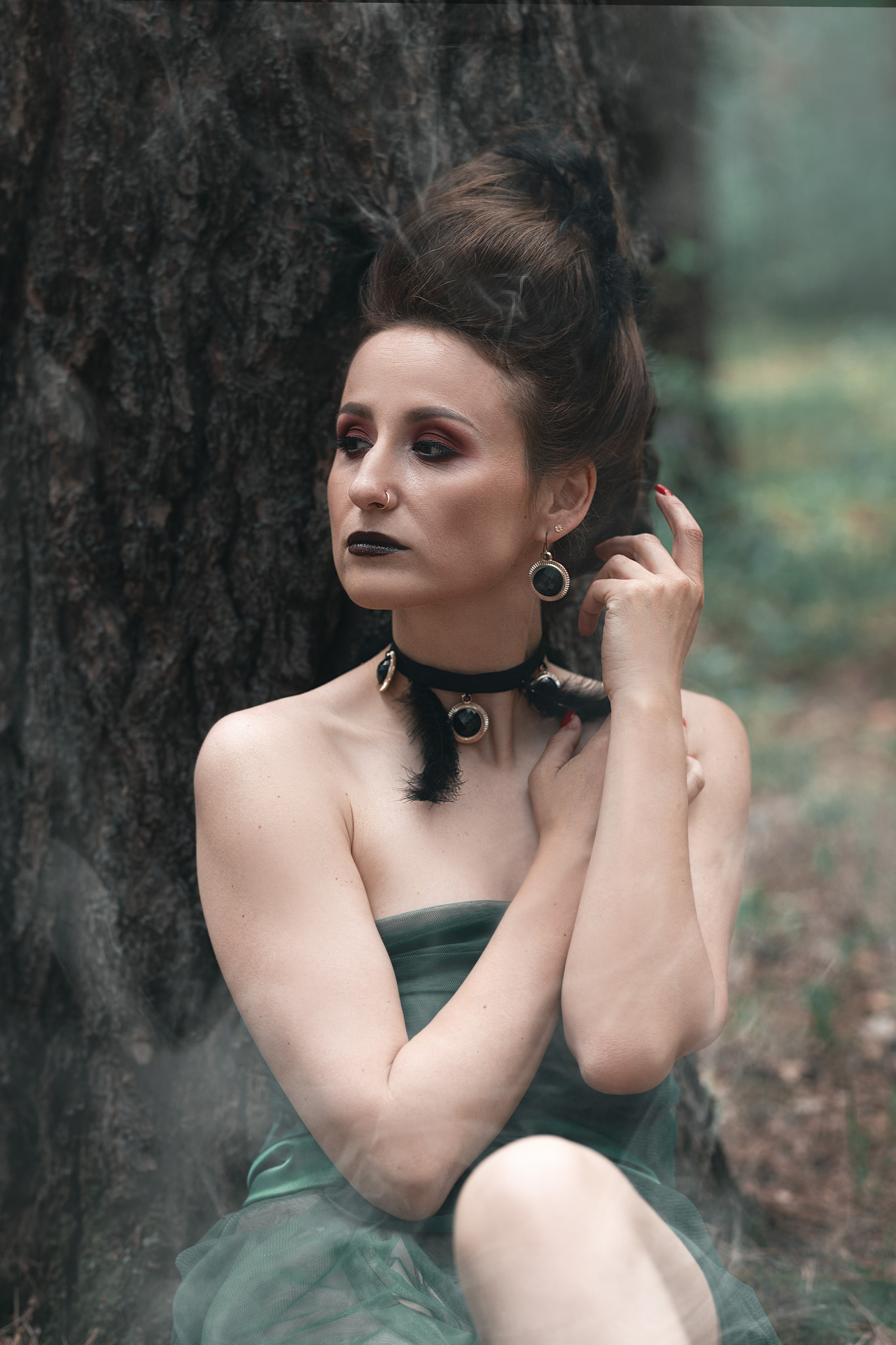 Witch of the green forest. Портретный фотограф Кристина Лукьянова