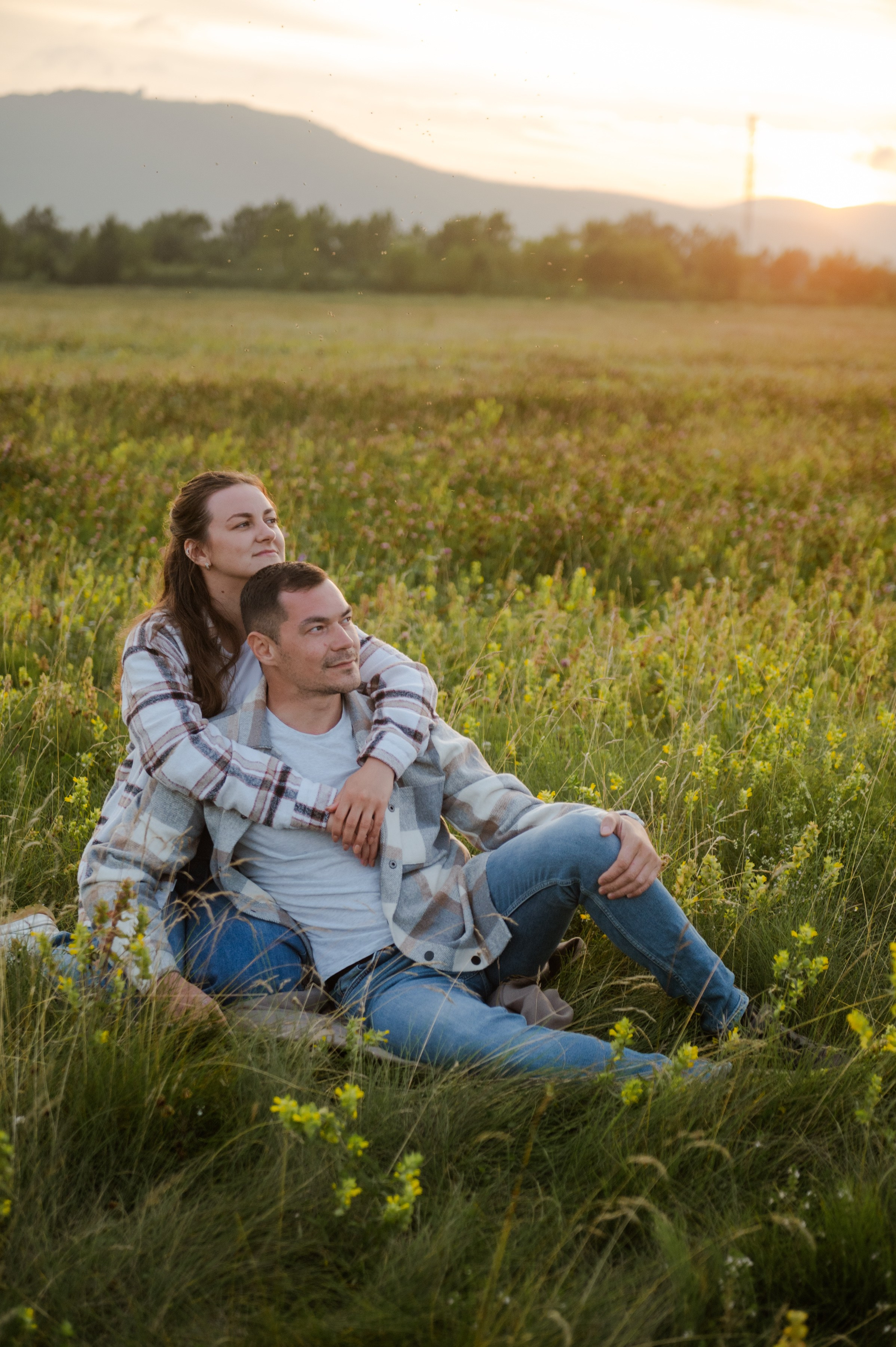 На закате с вулканами. Свадебный и семейный фотограф Камчатка. Фотограф Камчатка