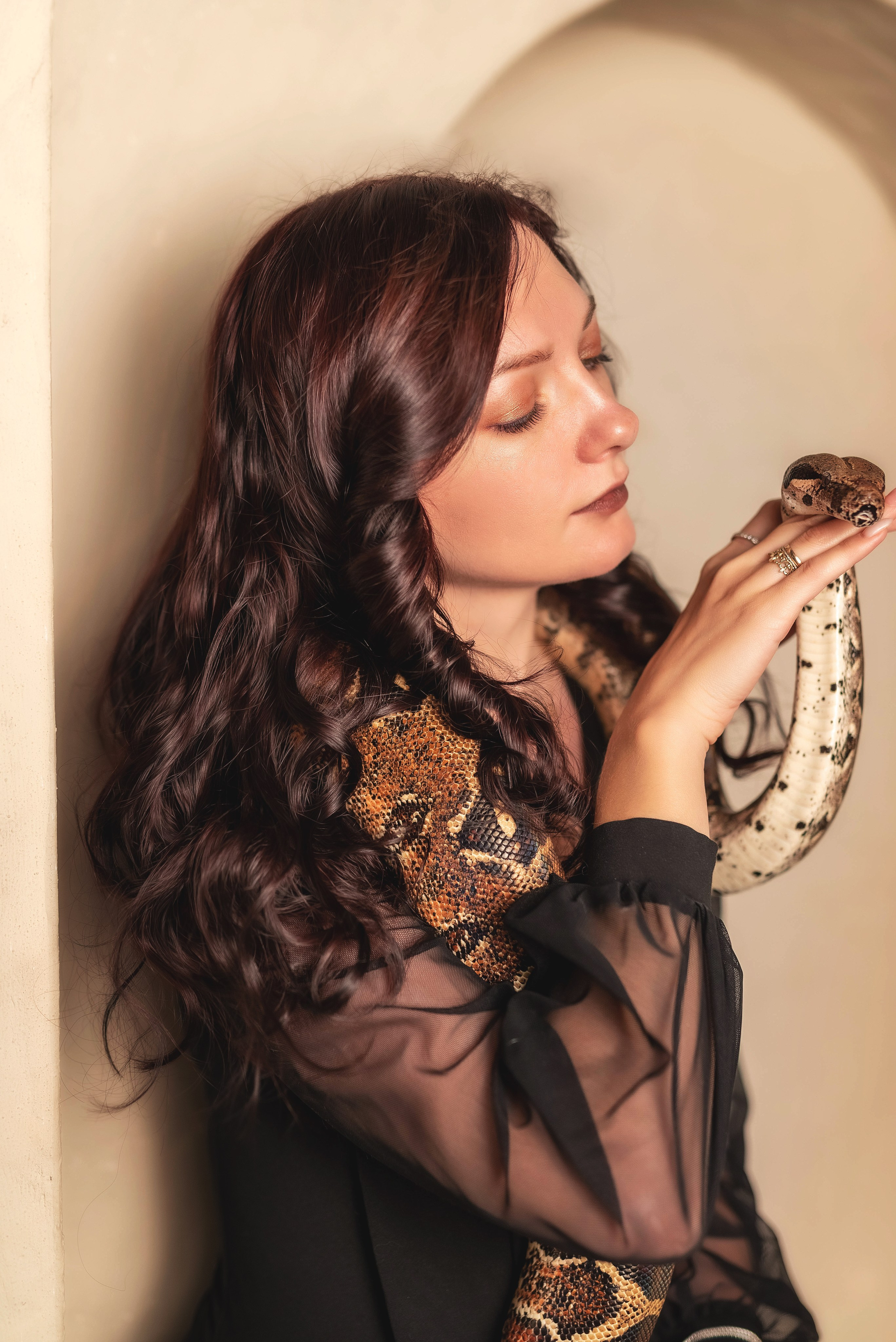 Фотосессия со змеёй. Семейный, детский фотограф в Воронеже Анна Никитина