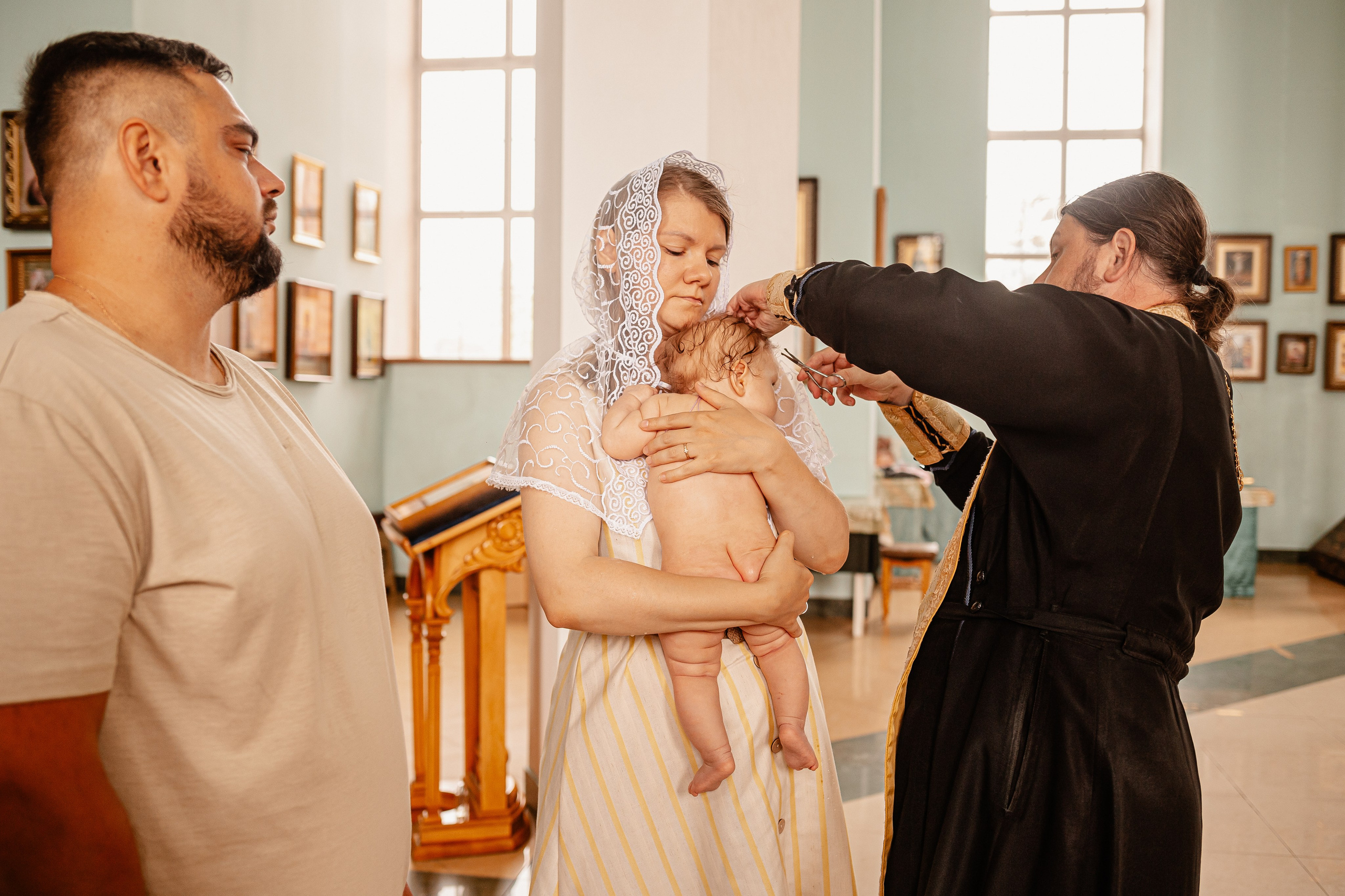 Крещение в Кропоткине. Свадебный фотограф Кропоткин Краснодар