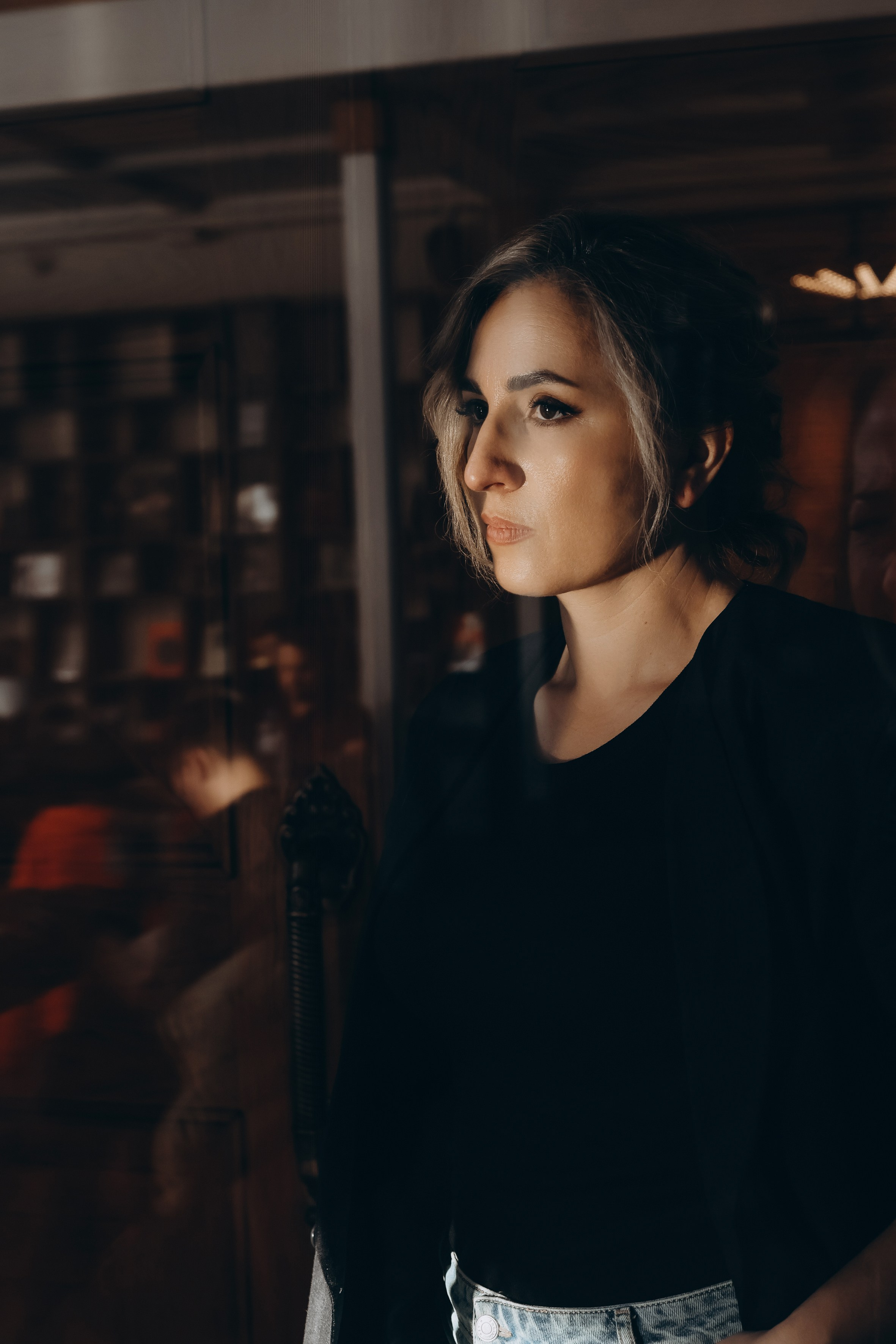 Яна и библиотека (репортажный портрет). Портретный и репортажный фотограф в Москве, Ольга Ларема