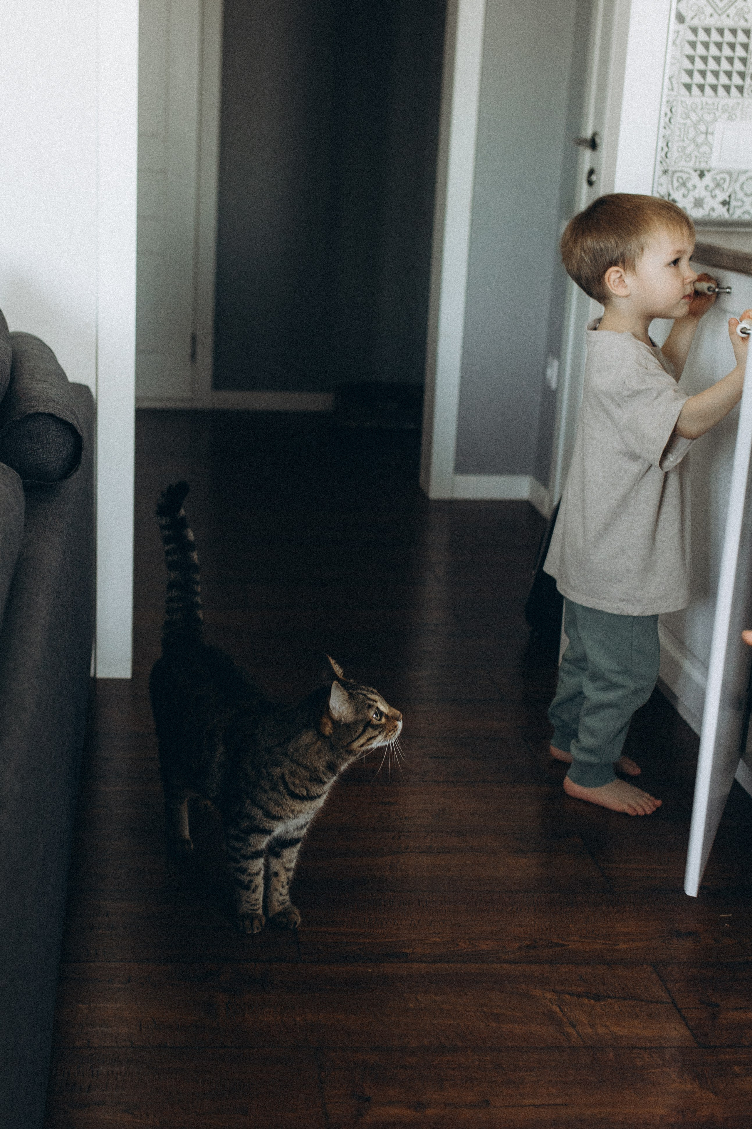 Аня с сыновьями. Семейный фотограф lifestyle в Новосибирске Елена Шпилевая