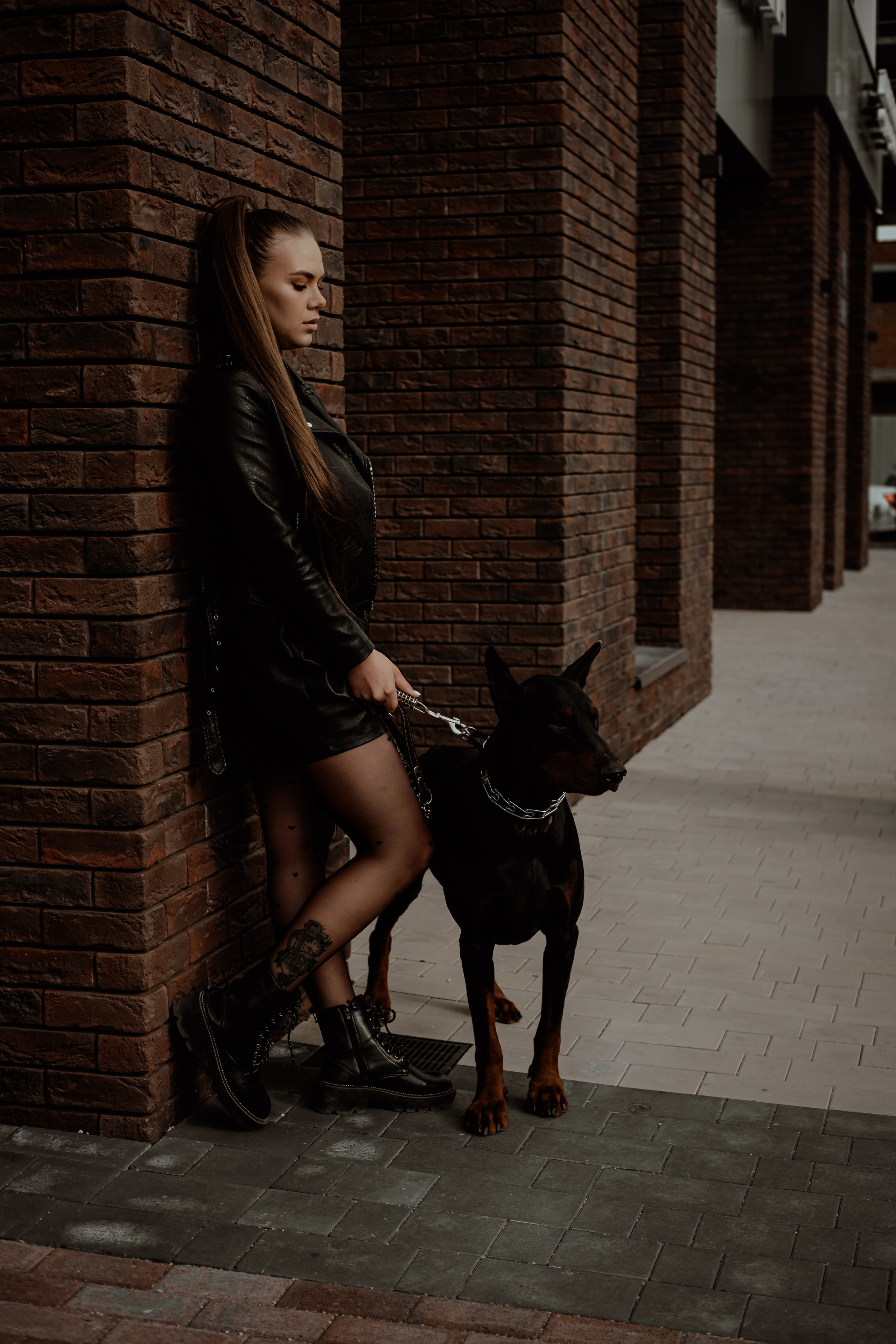 Прогулка с доберманами. Свадебный фотограф Челябинск