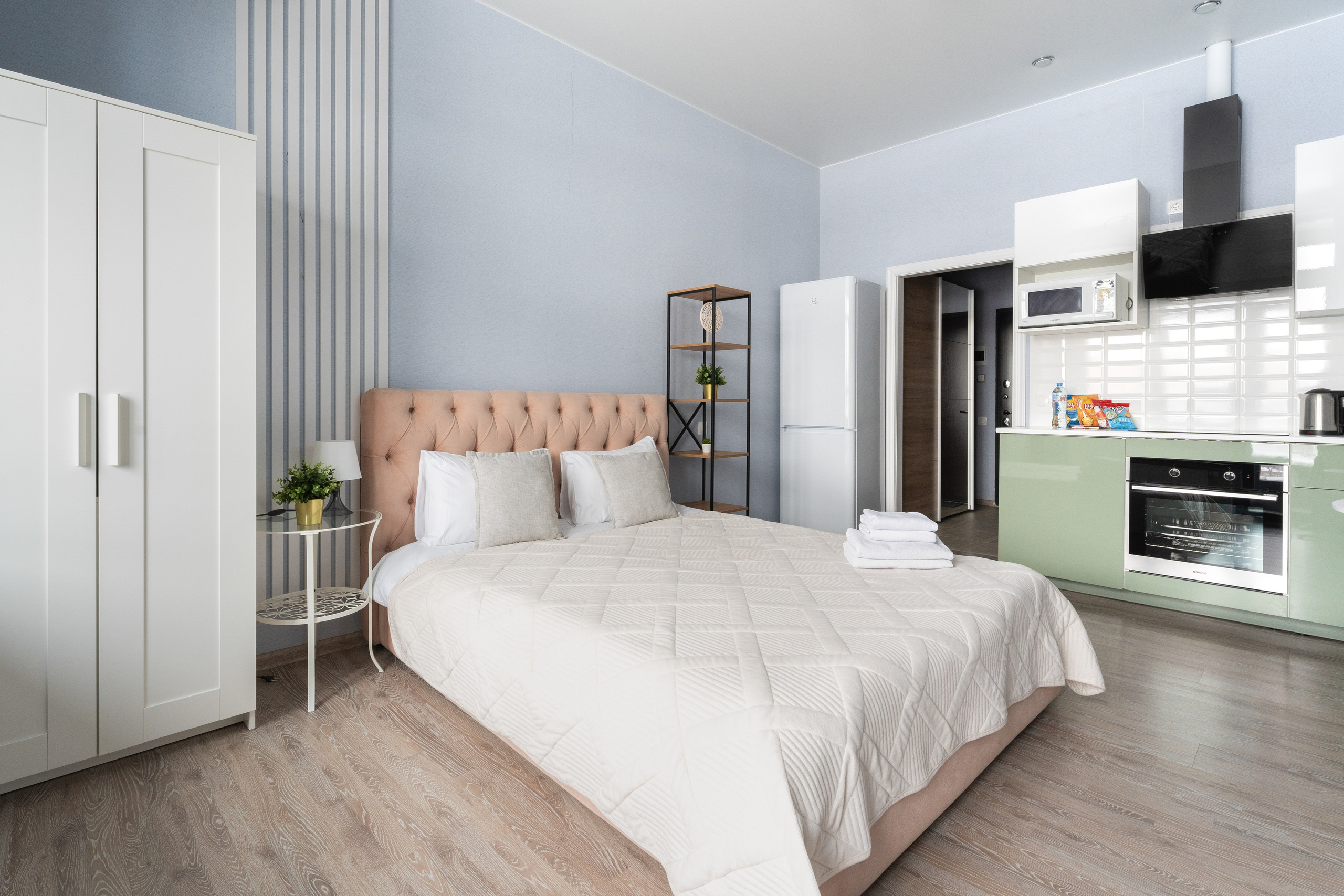 Квартира-студия в ЖК «Савёловский Сити». Репортажный и интерьерный фотограф Александра Солдатова