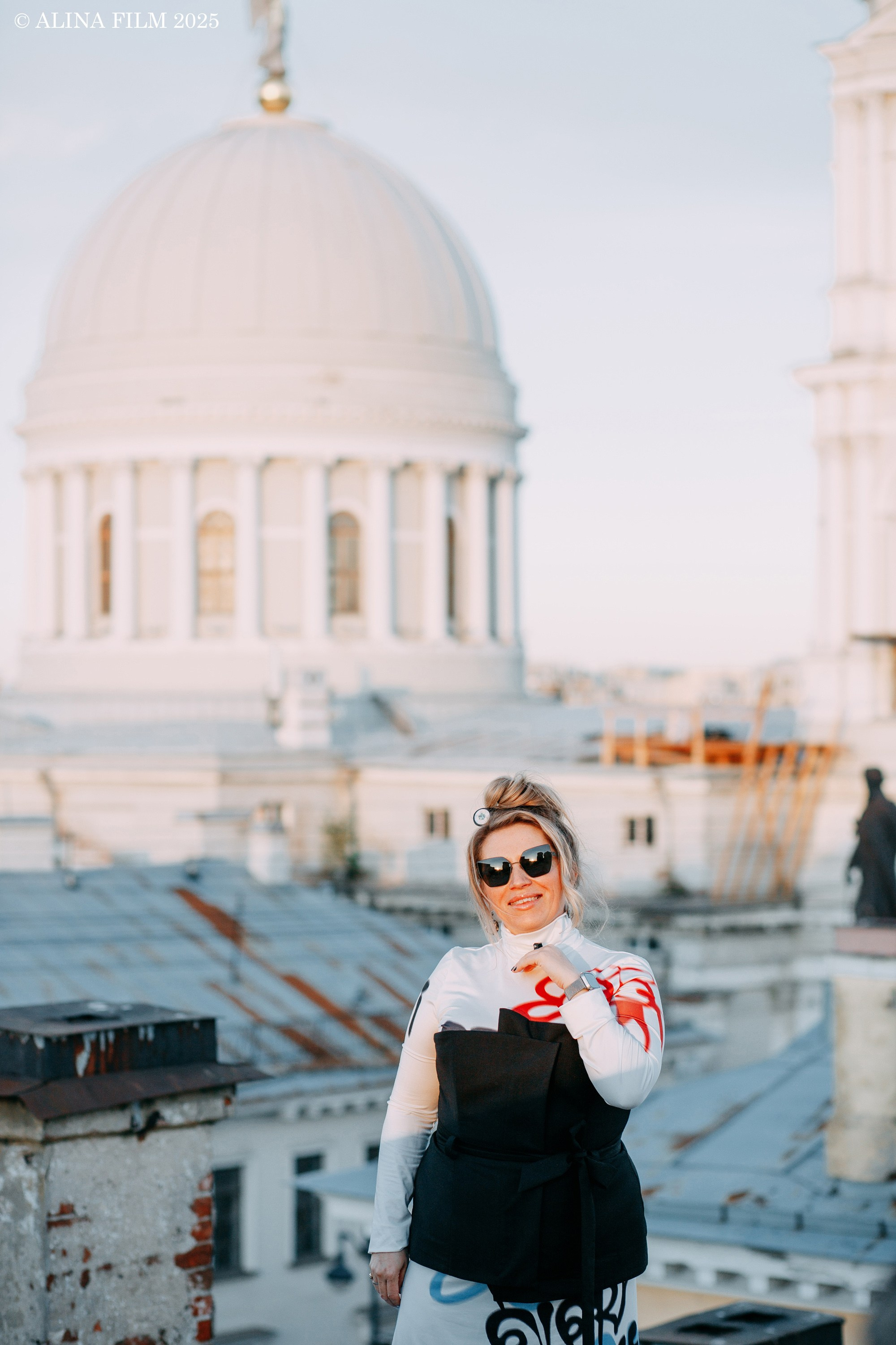 Фотосессия на крыше на Спортивной. Фотограф в Санкт-Петербурге Alina Film