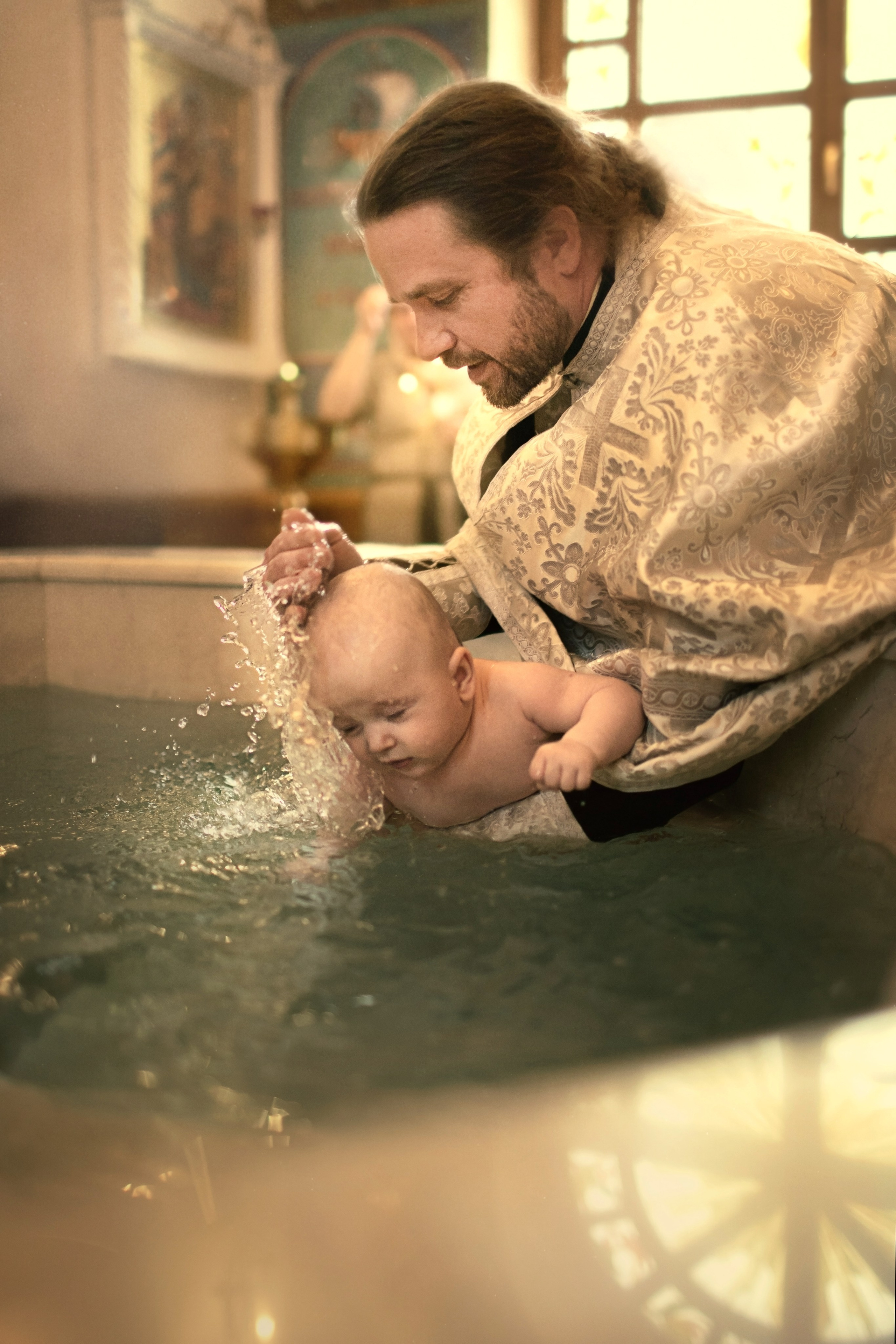 Таинство крещения. Фотограф Наталья Яковлева, Санкт-Петербург. Семьи, ньюборн, крещения