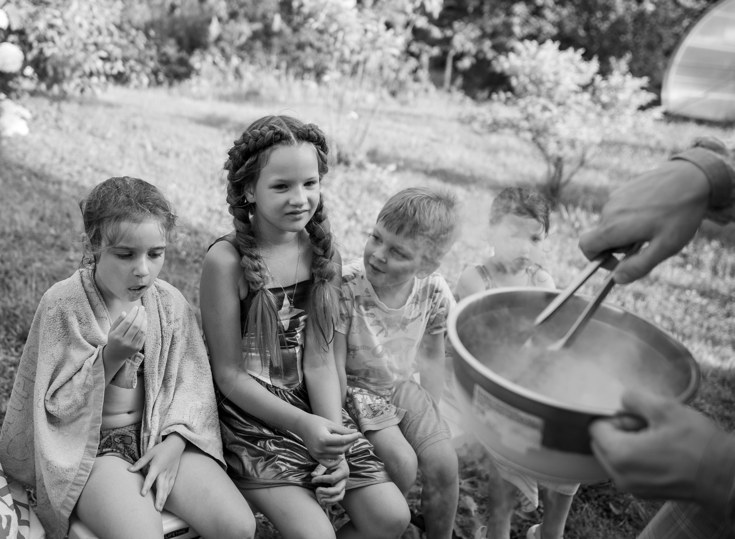 День рождения Насти. Пенная вечеринка. Семейный и детский фотограф Анна Петракова