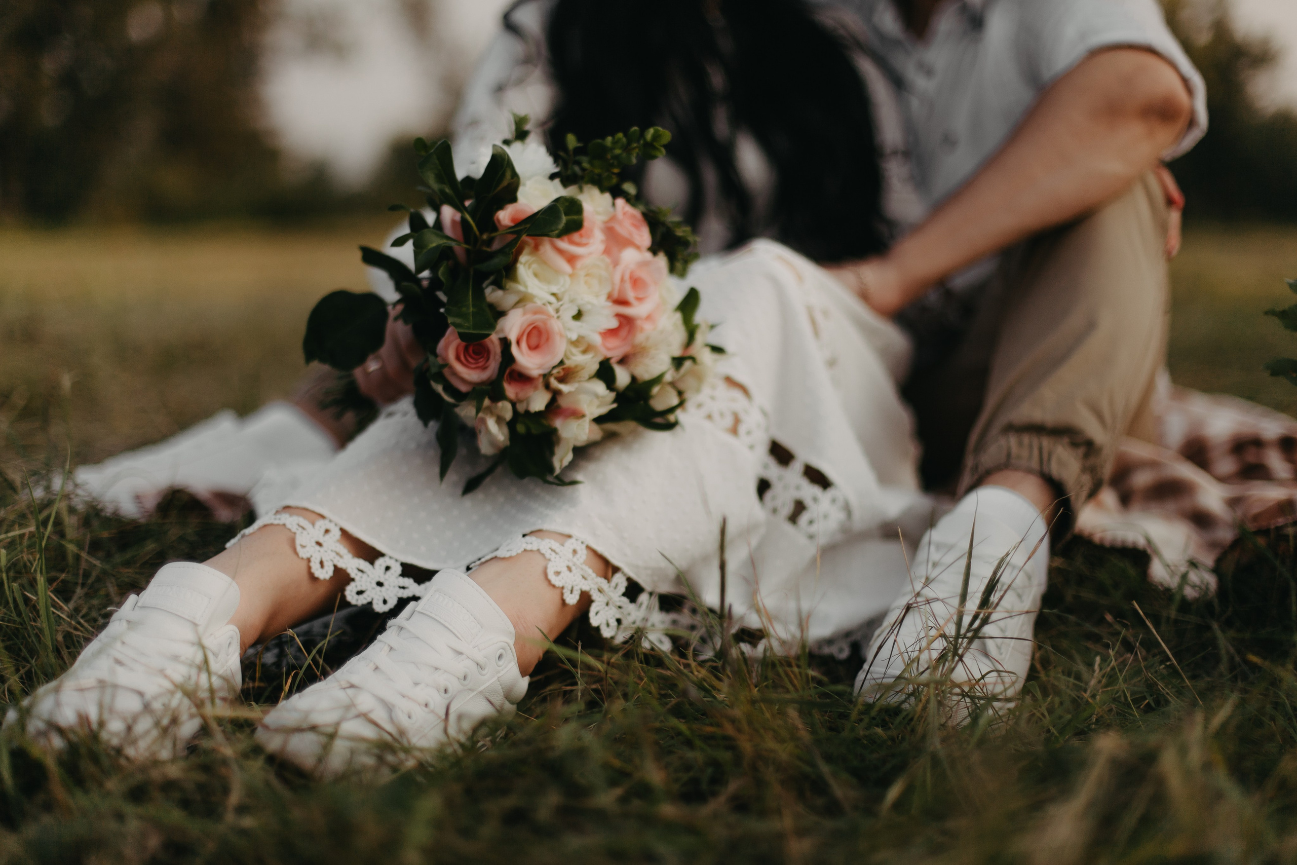 Свадебная лавстори на закате