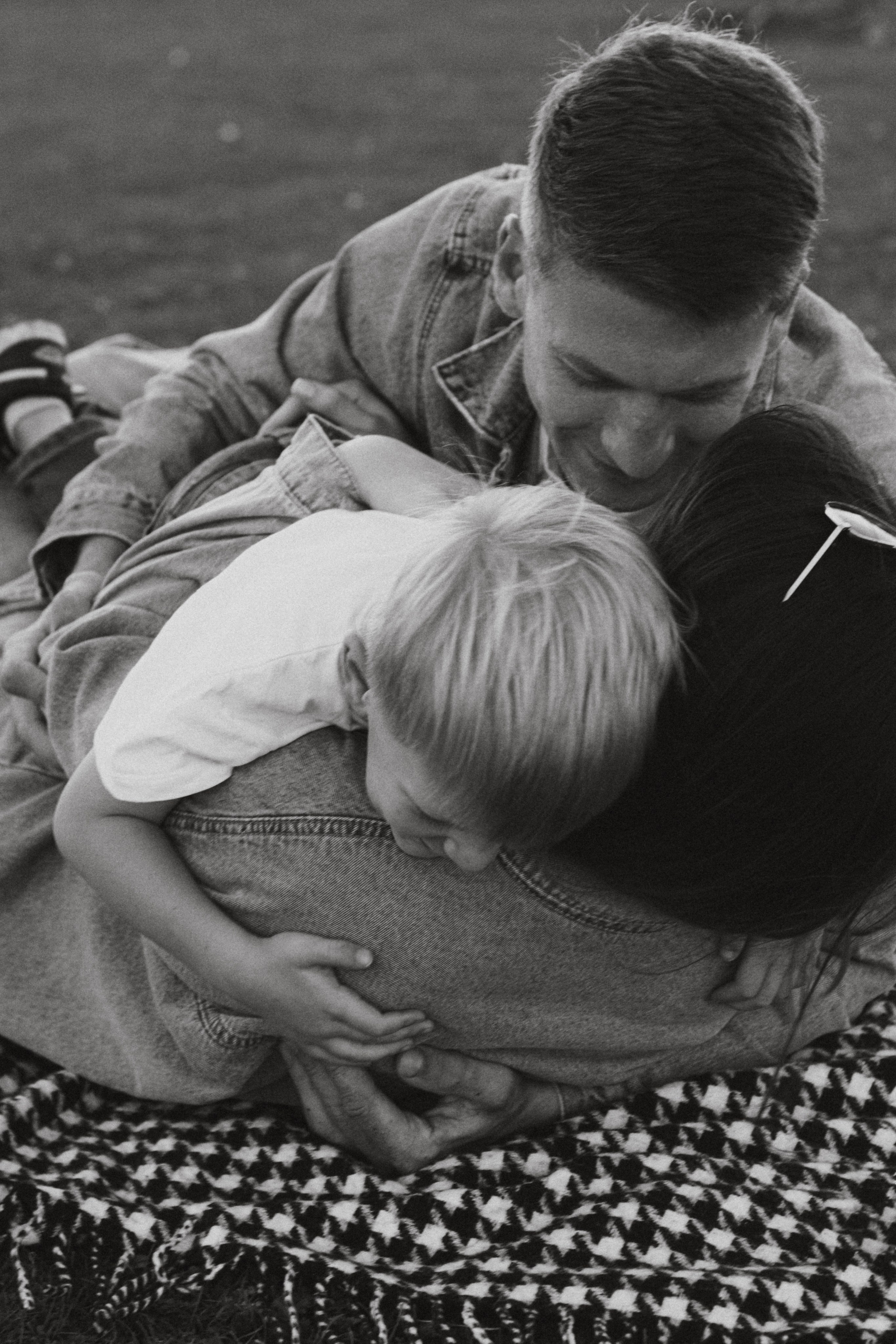 ЧБ семейная. Фотограф Бойко Антонина