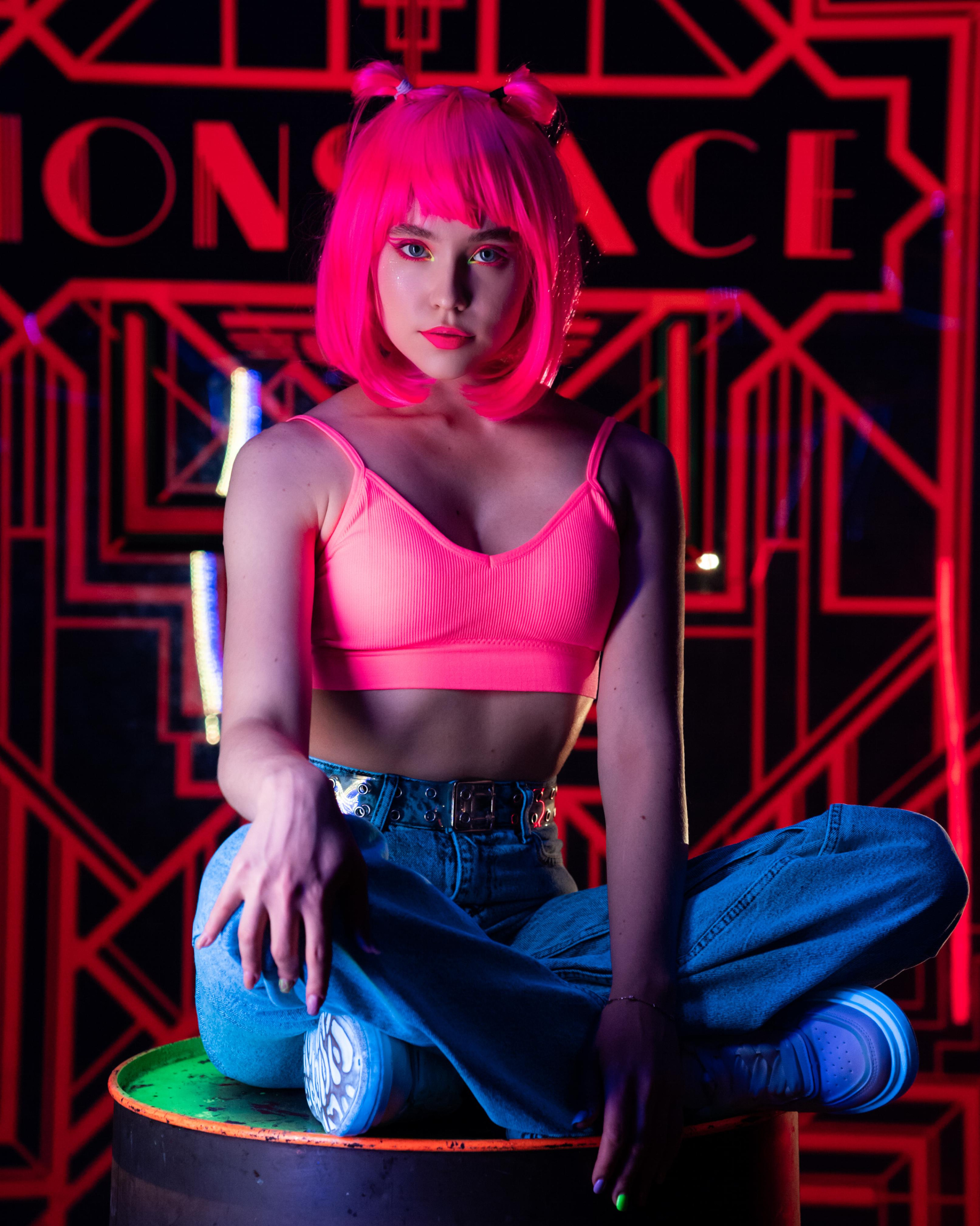 фотосессия в неоне 