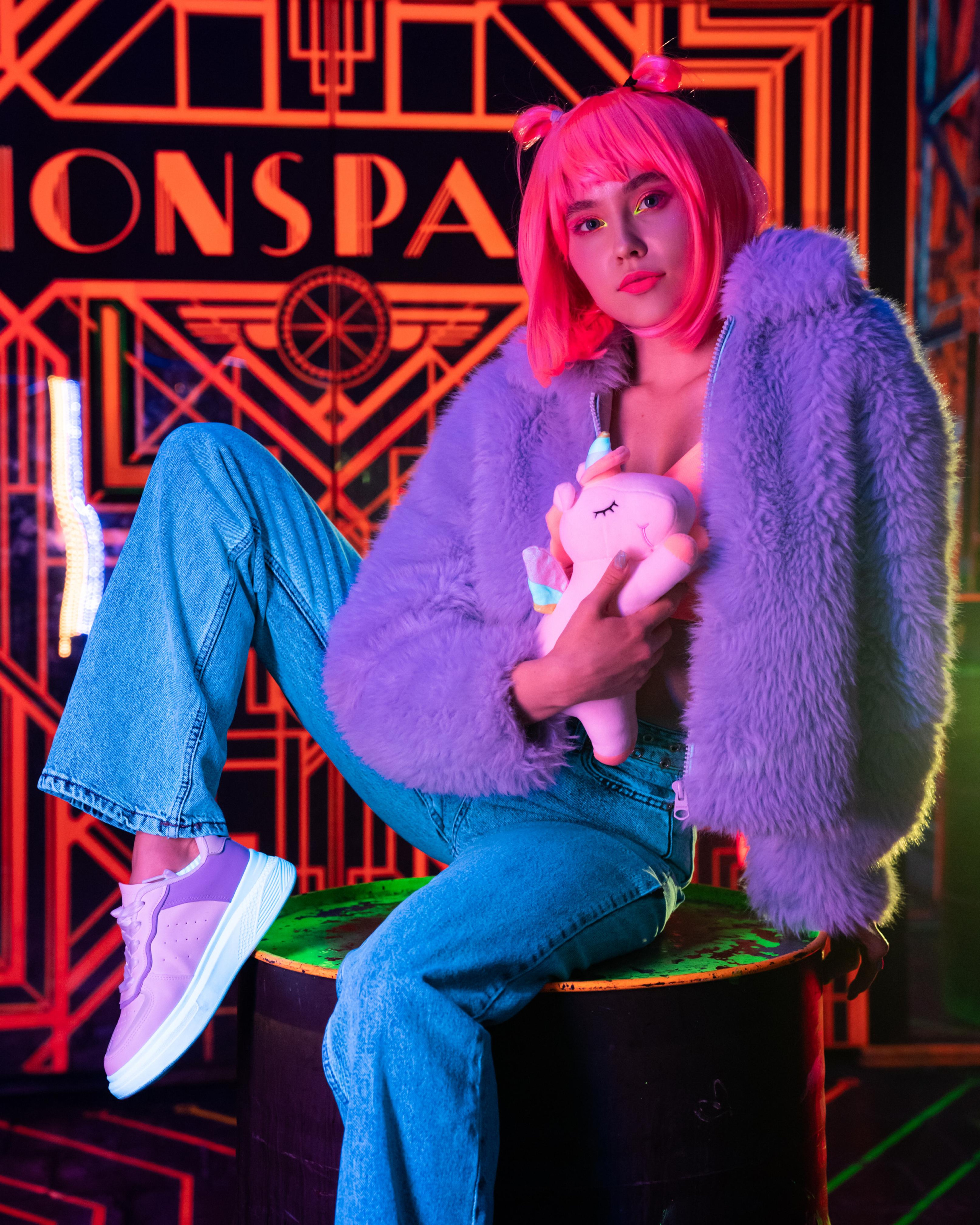 фотосессия в неоне 