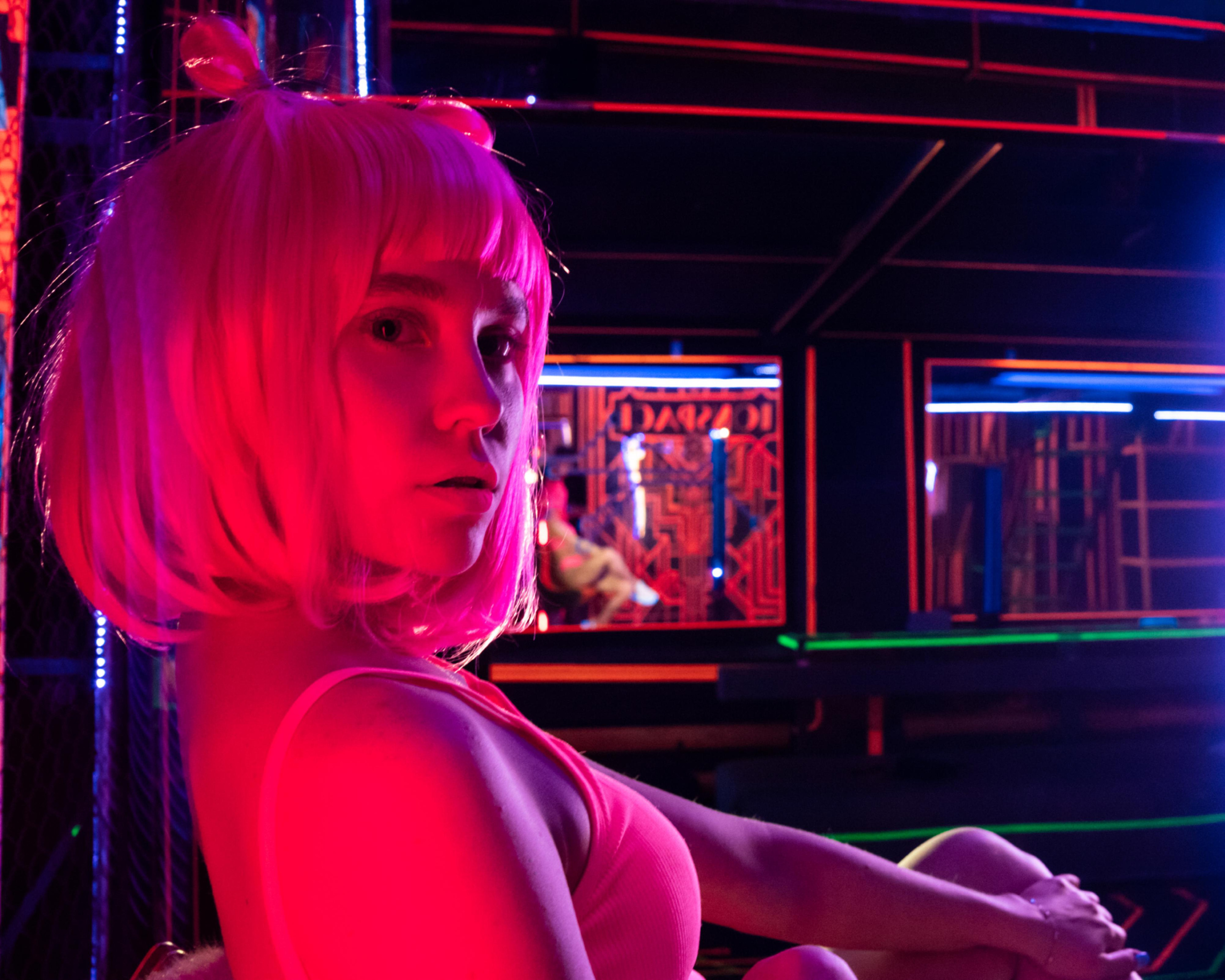 фотосессия в неоне 