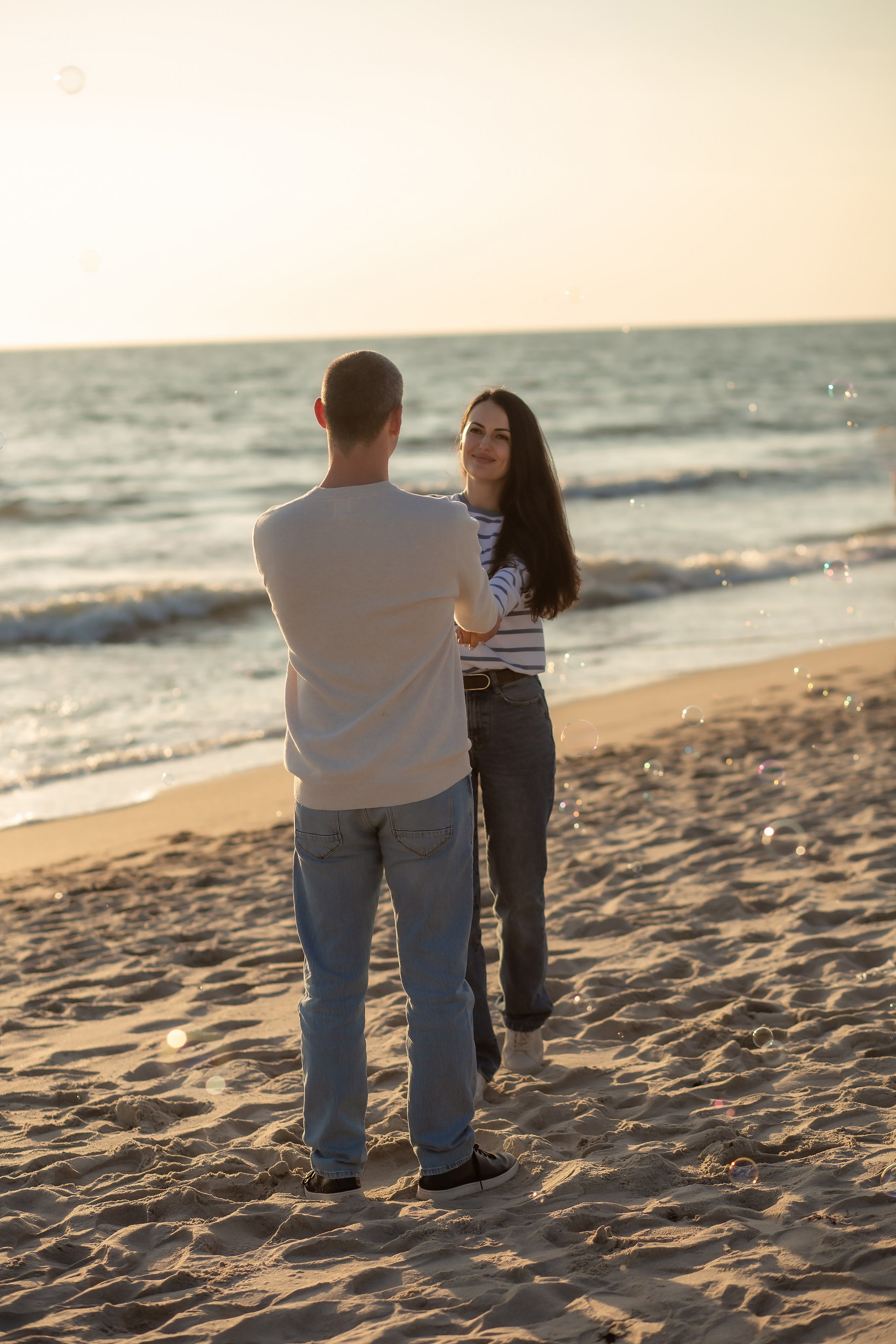 Павел и Татьяна. Закат в Янтарном. Фотограф в Калининграде Решетникова Алина