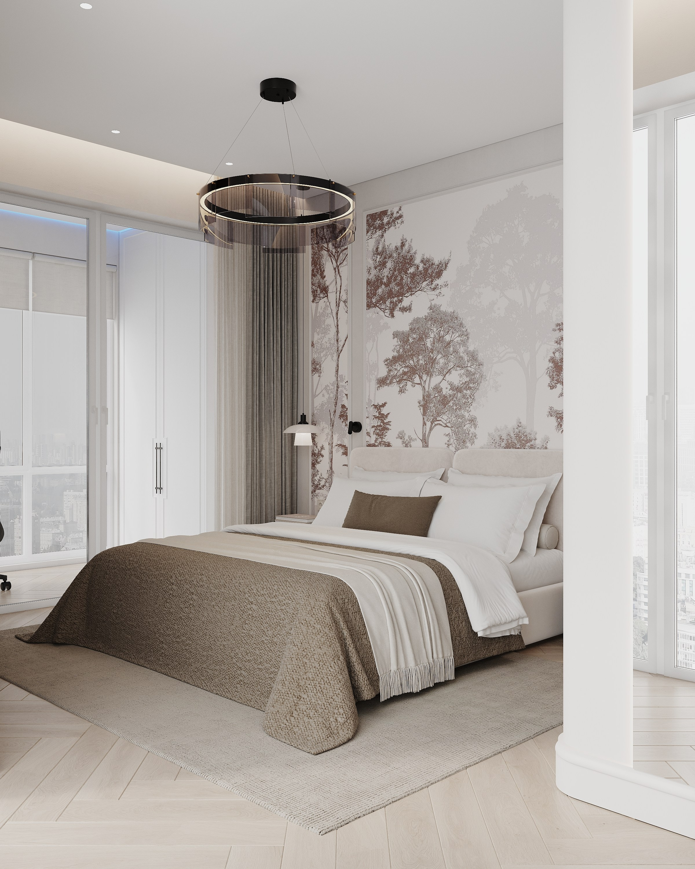 ЖК Наука 73 кв.м, г. Санкт-Петербург. 3d визуализатор Анастасия Науменко