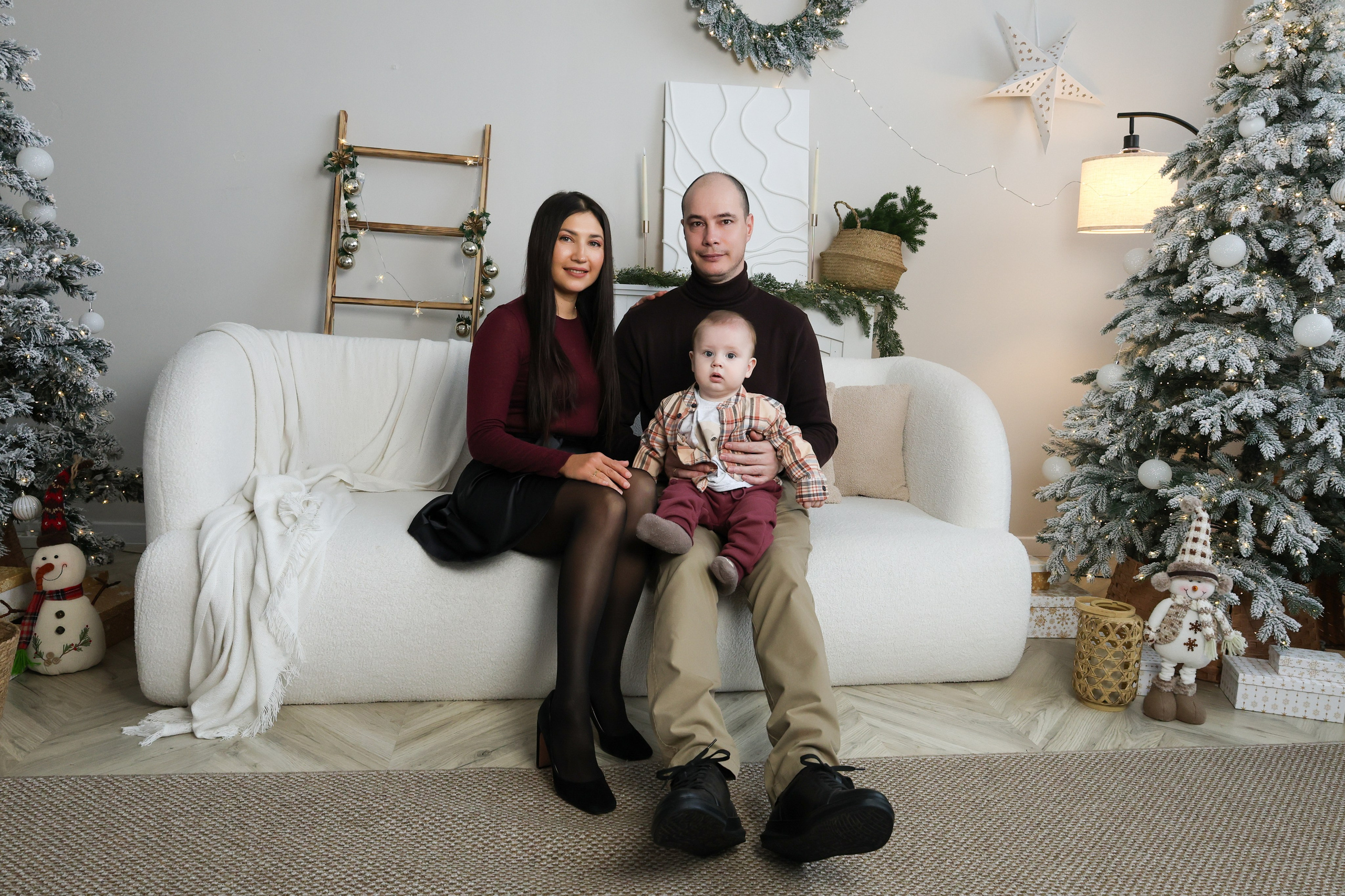 Семейная Новогодняя съёмка. Ирина, Денис и Платон. Tatiana Shumskaya