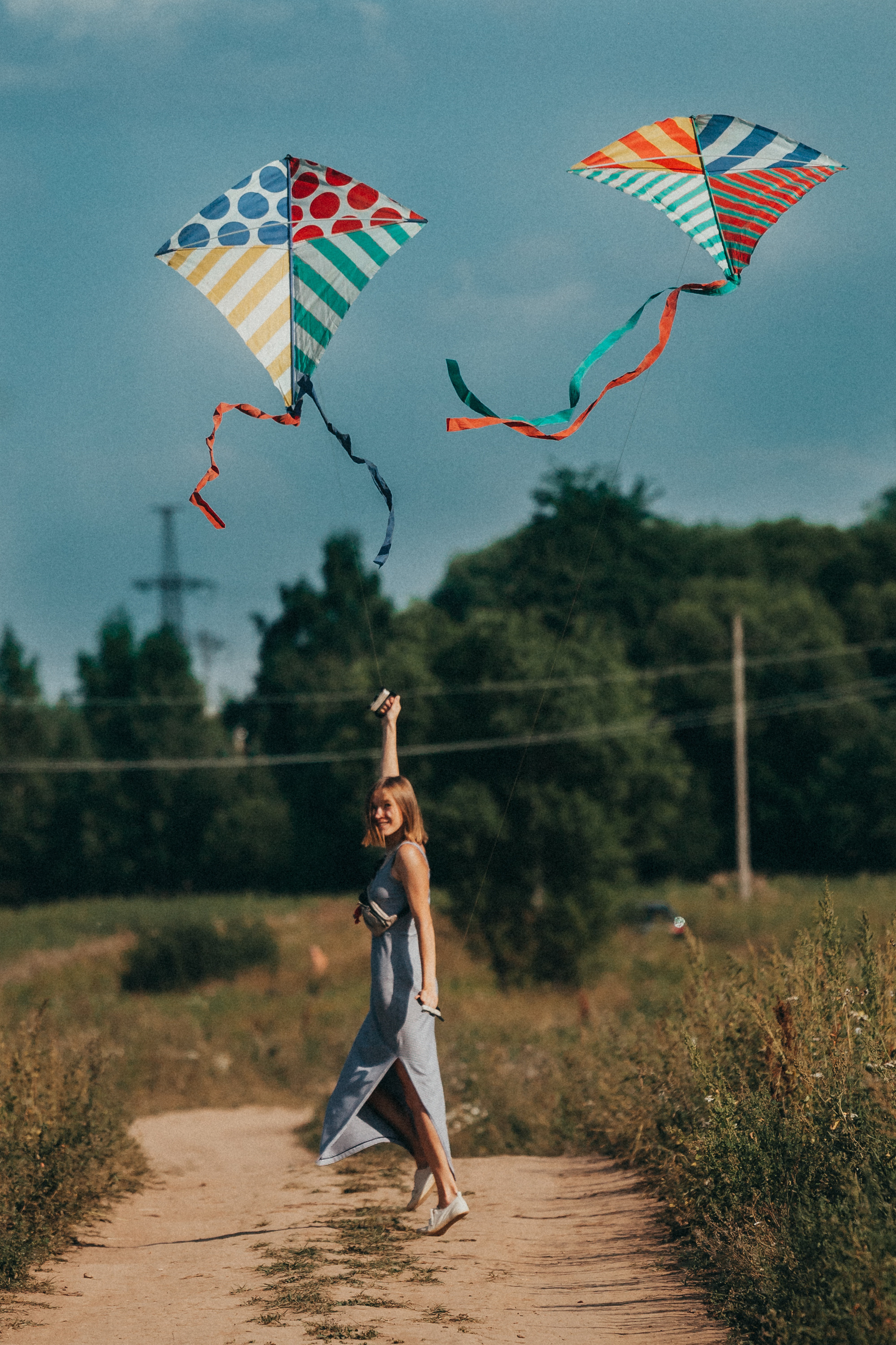 Прогулка в воздушными змеями. Фотограф Москва и область