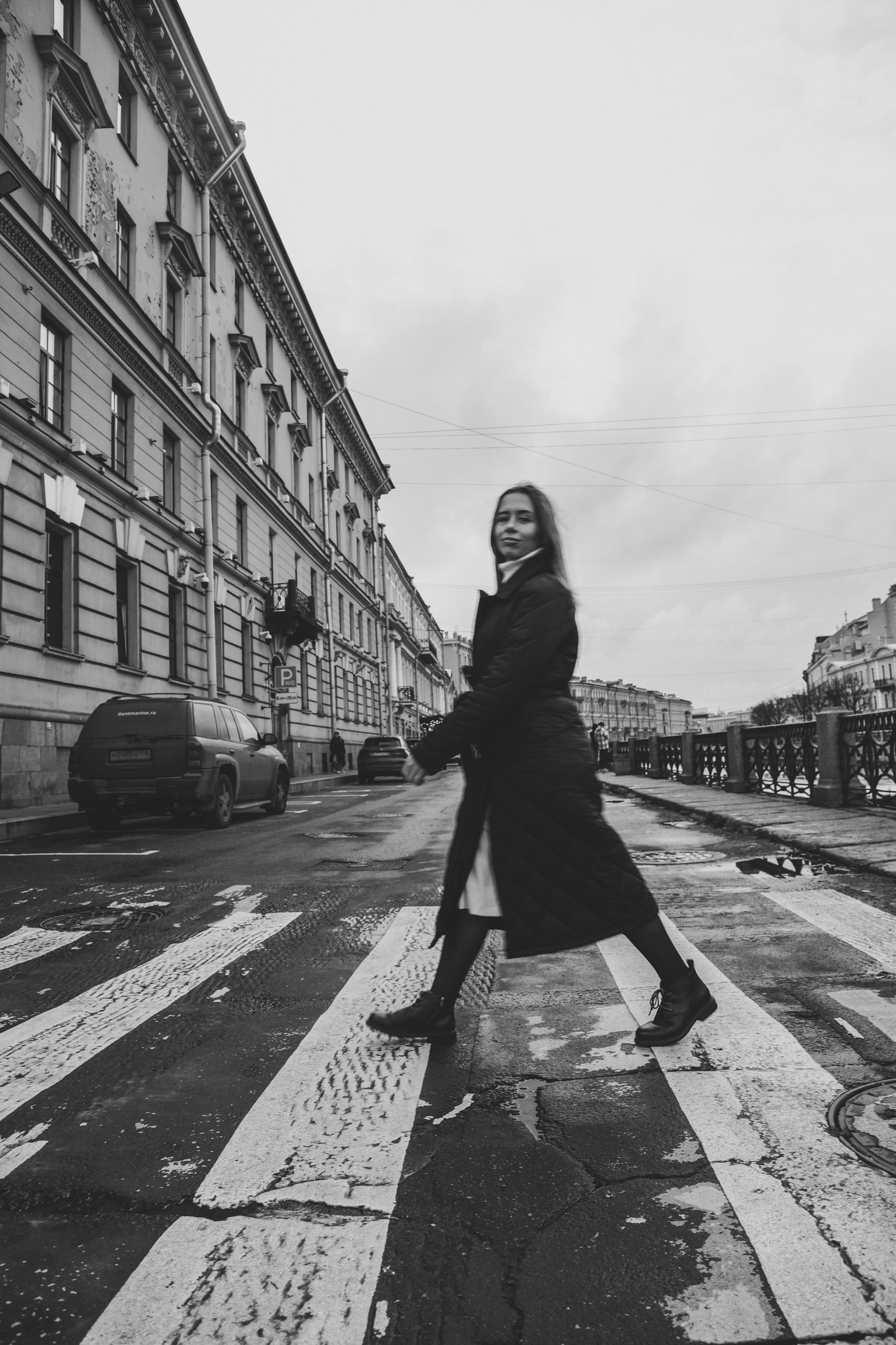 Дарья. Портретная фотосессия на улицах Санкт-Петербурга. Фотограф в Санкт-Петербурге Валерия Закатеева