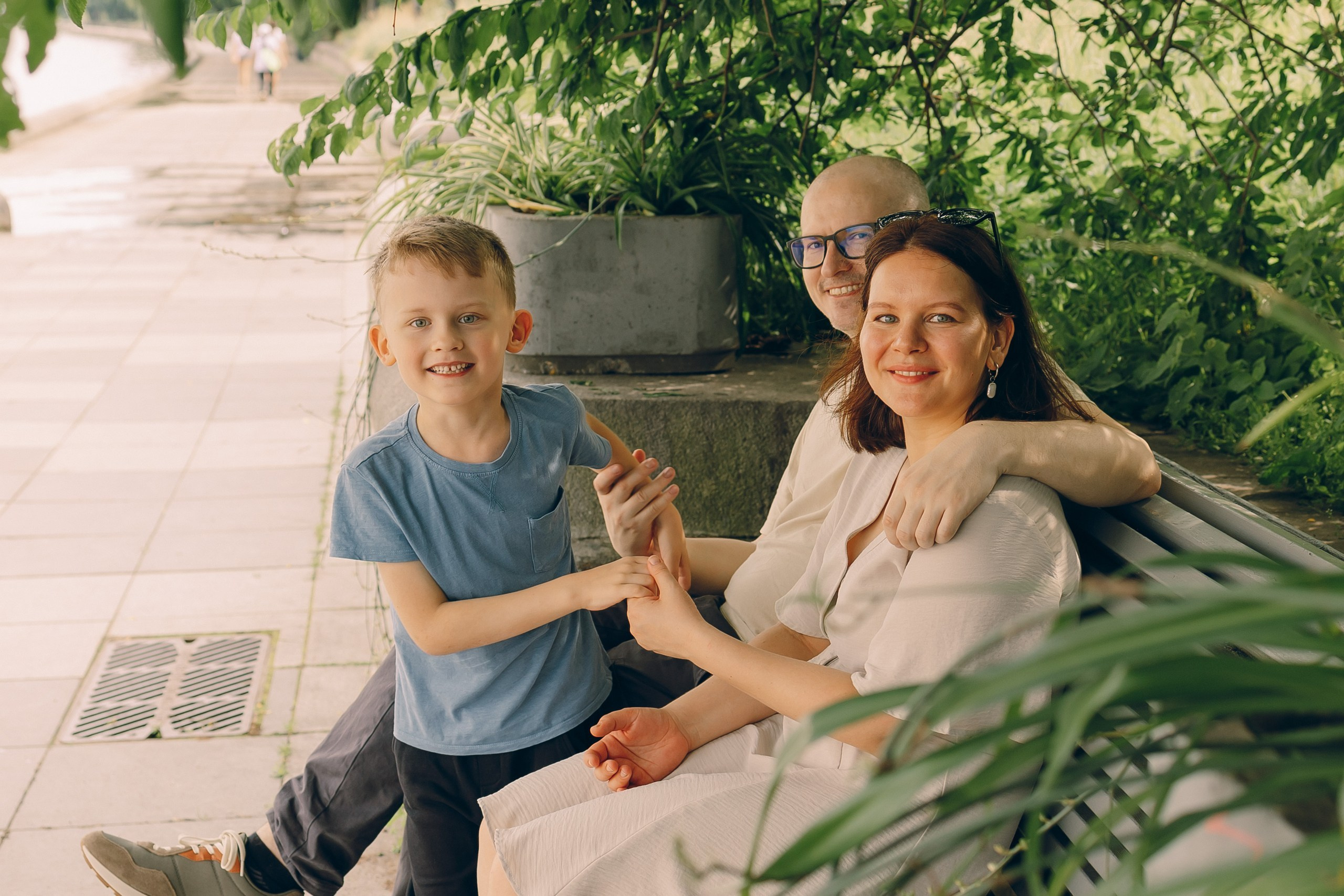 Семейная прогулка. Семейный Фотограф в Москве Евгения Симоненко