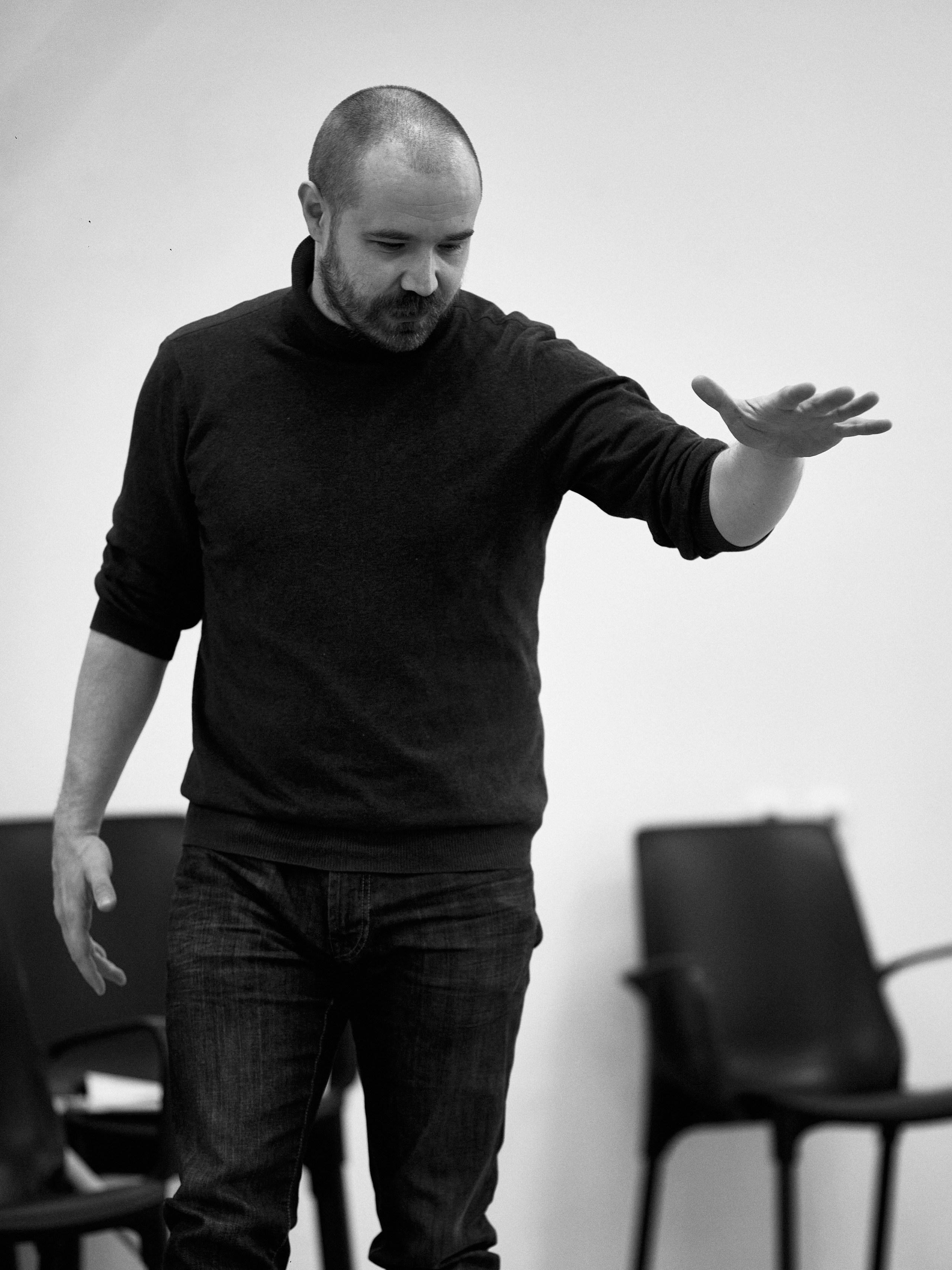 Шинель | репетиция. Фотограф Юлия Маринина