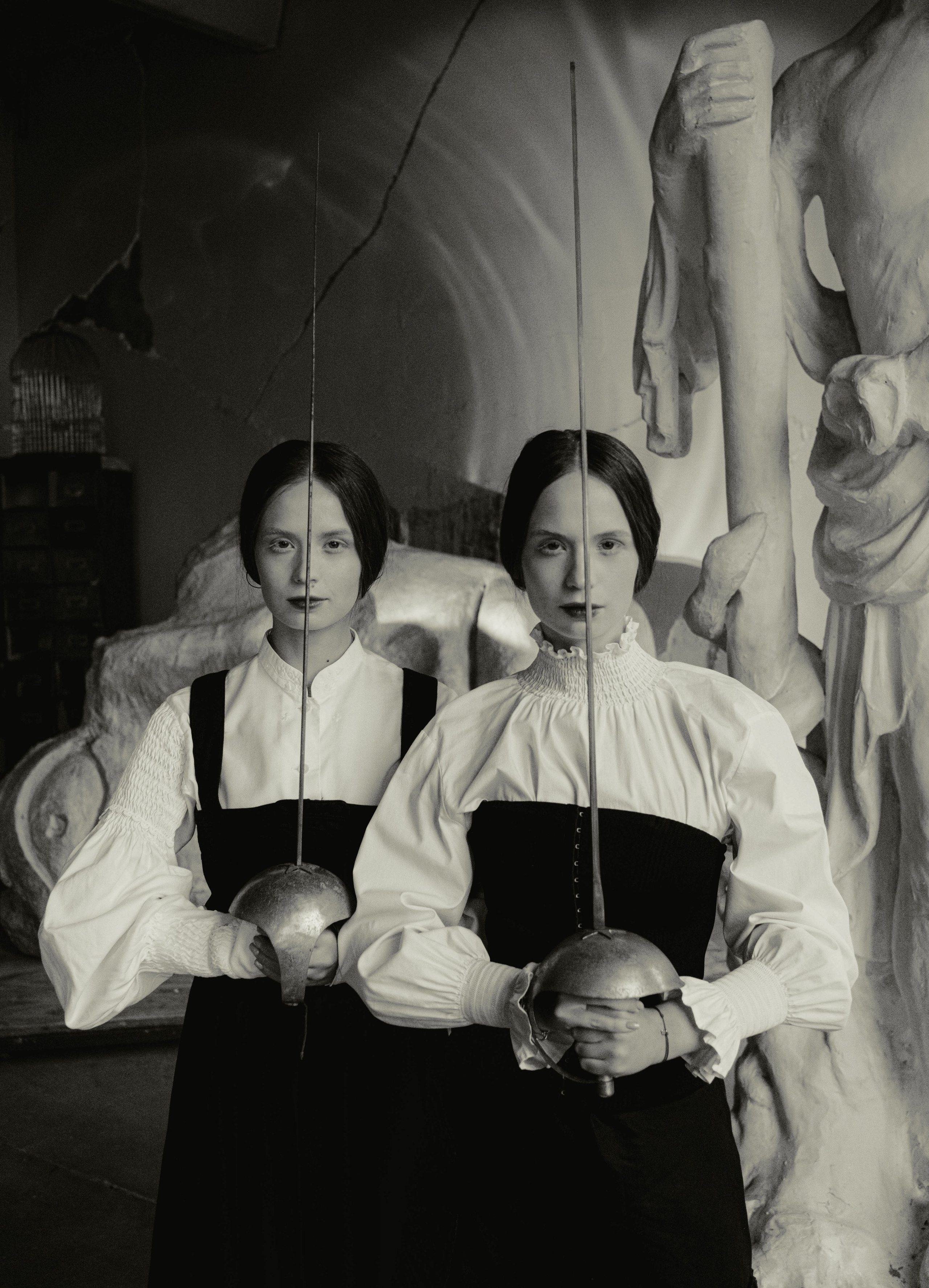 Fencers. Фотограф и Стилист в Санкт-Петербурге Алеся Хомиченок и Игорь Гарин