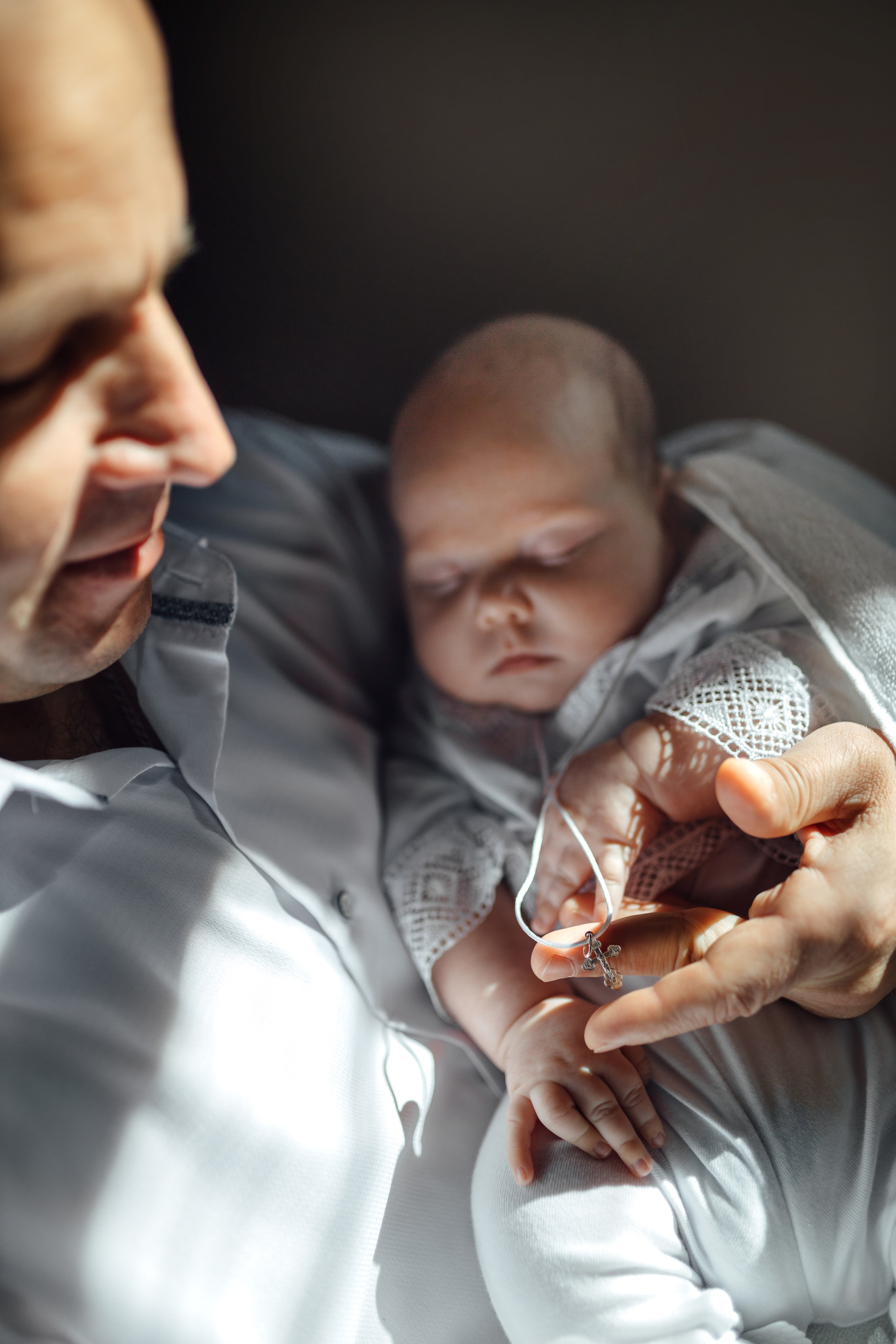 Крещение Тимура храм иконы Всех Скорбящих Радость, октябрь 2024