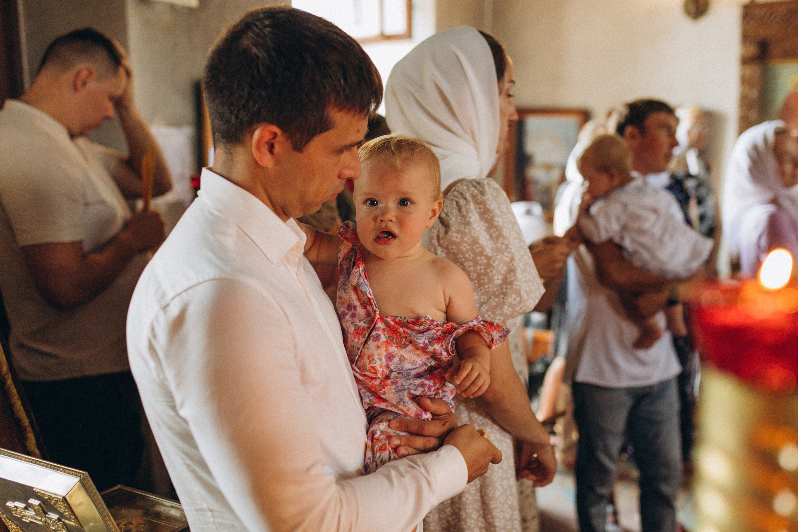 Крещение Марии. Семейный фотограф в Обнинске