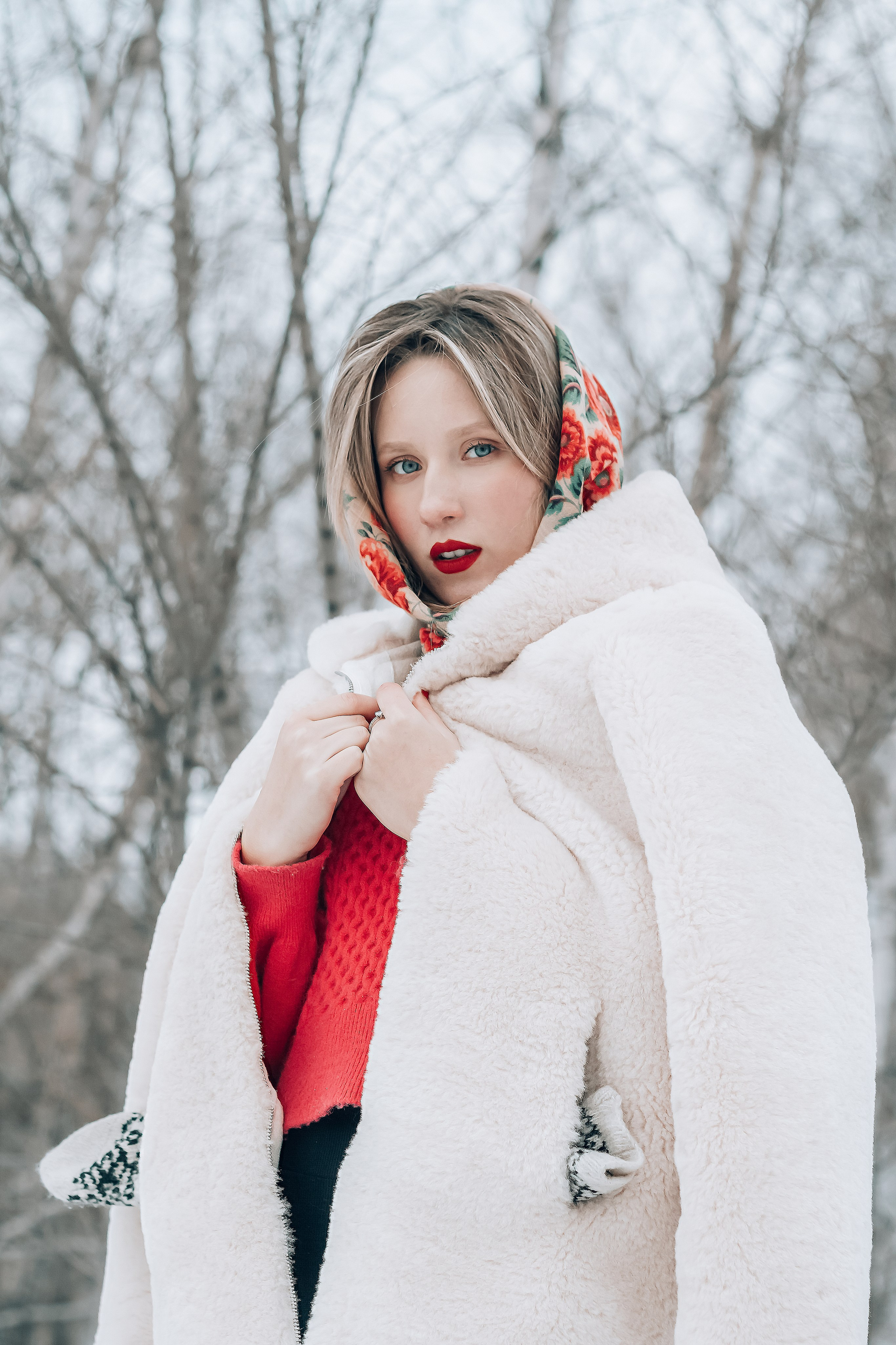 Зима. Фотограф в Новокузнецке