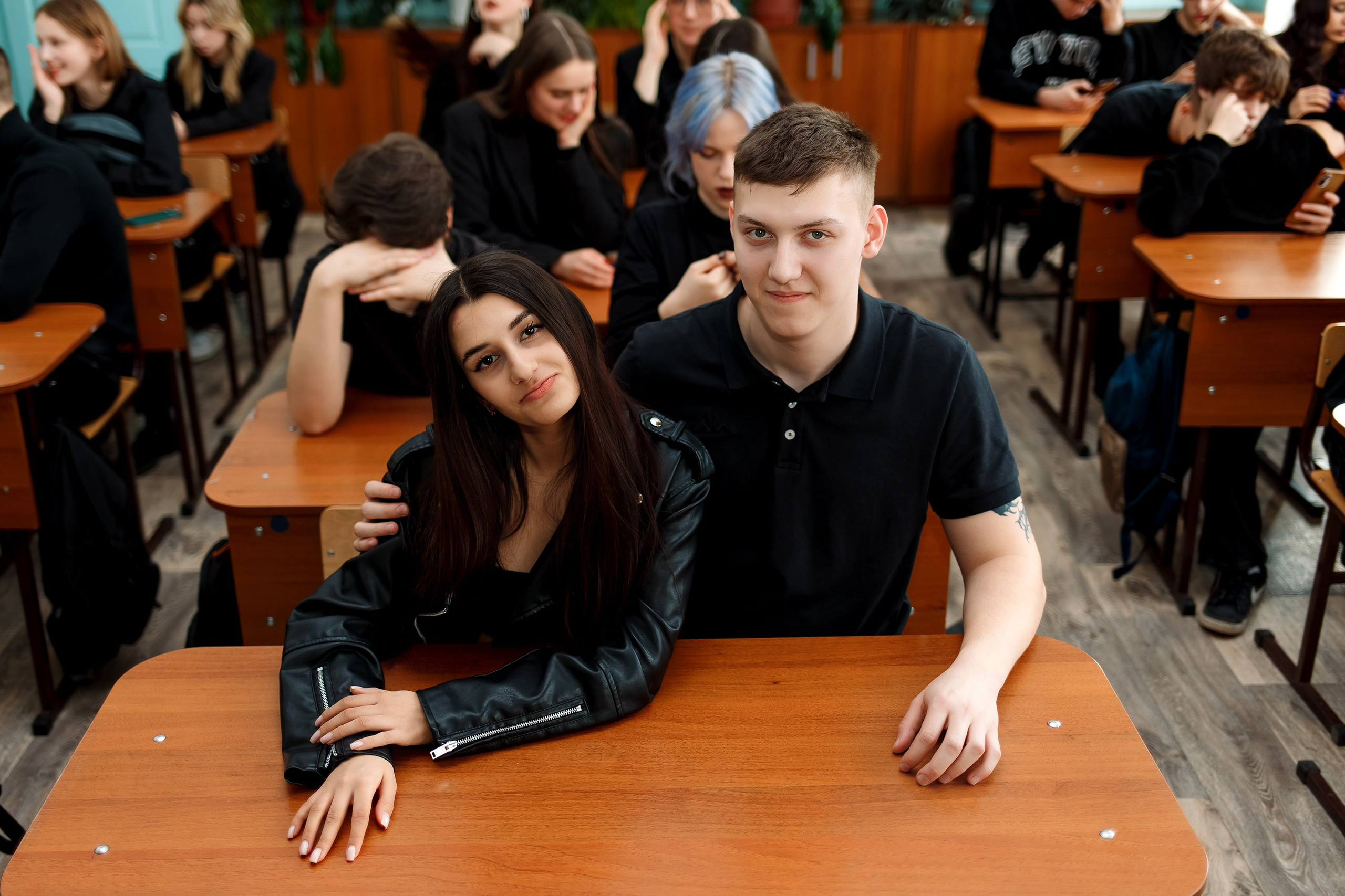 11 класс съемка в школе. Фотограф Любовь Корниенко, Примоский край