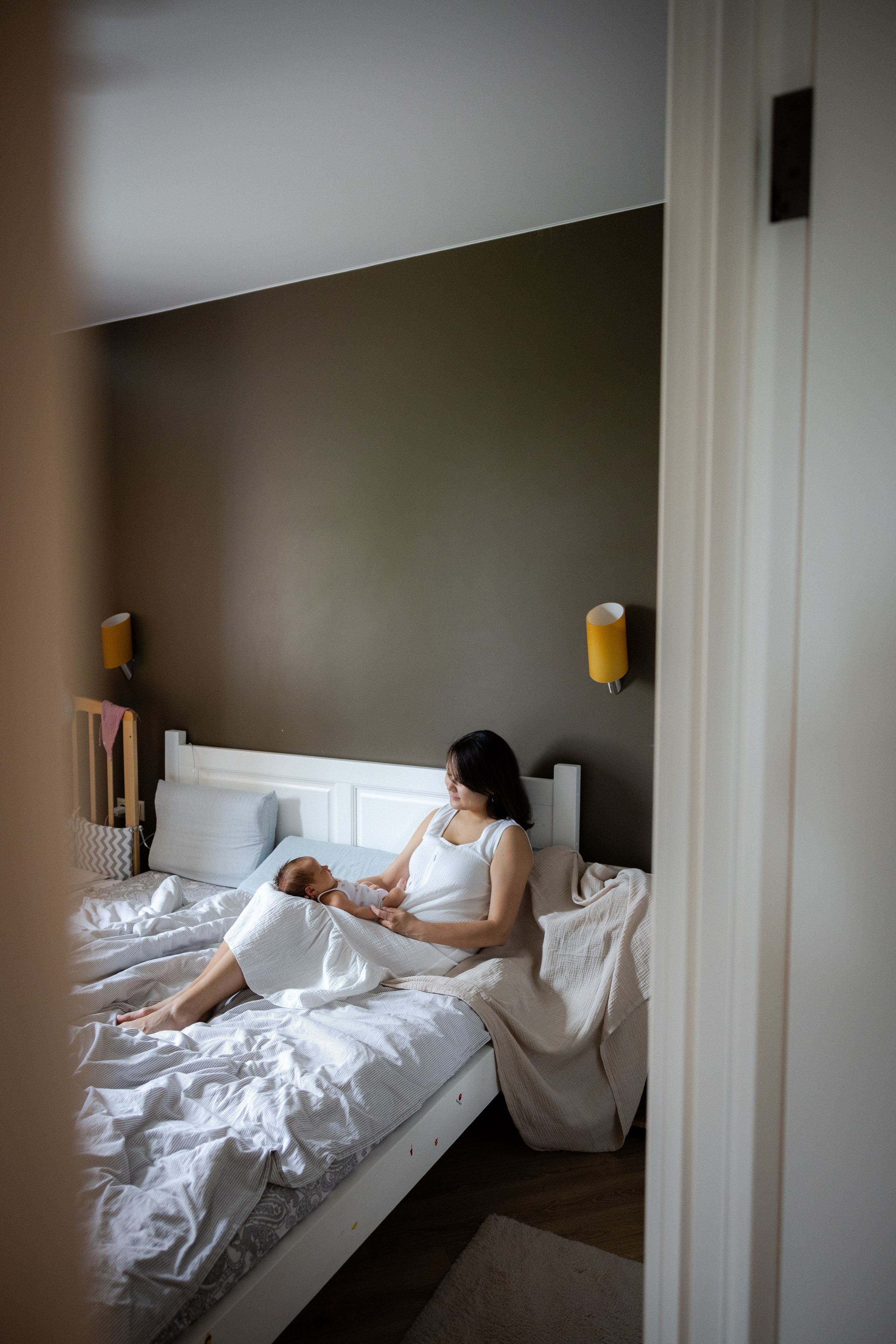 Аня и малютка Вера. Ваш семейный newborn и lifestyle фотограф в СПБ Наталья Журавлева