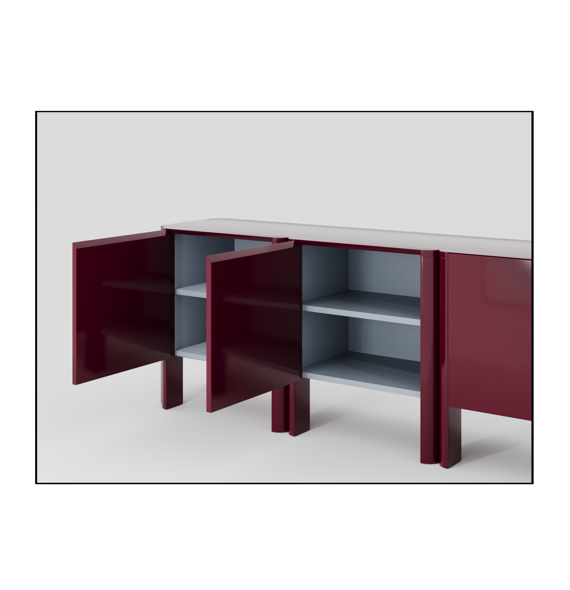 Тумба-консоль | Дизайн-бюро SHAKUROV. 3d визуализатор интерьеров