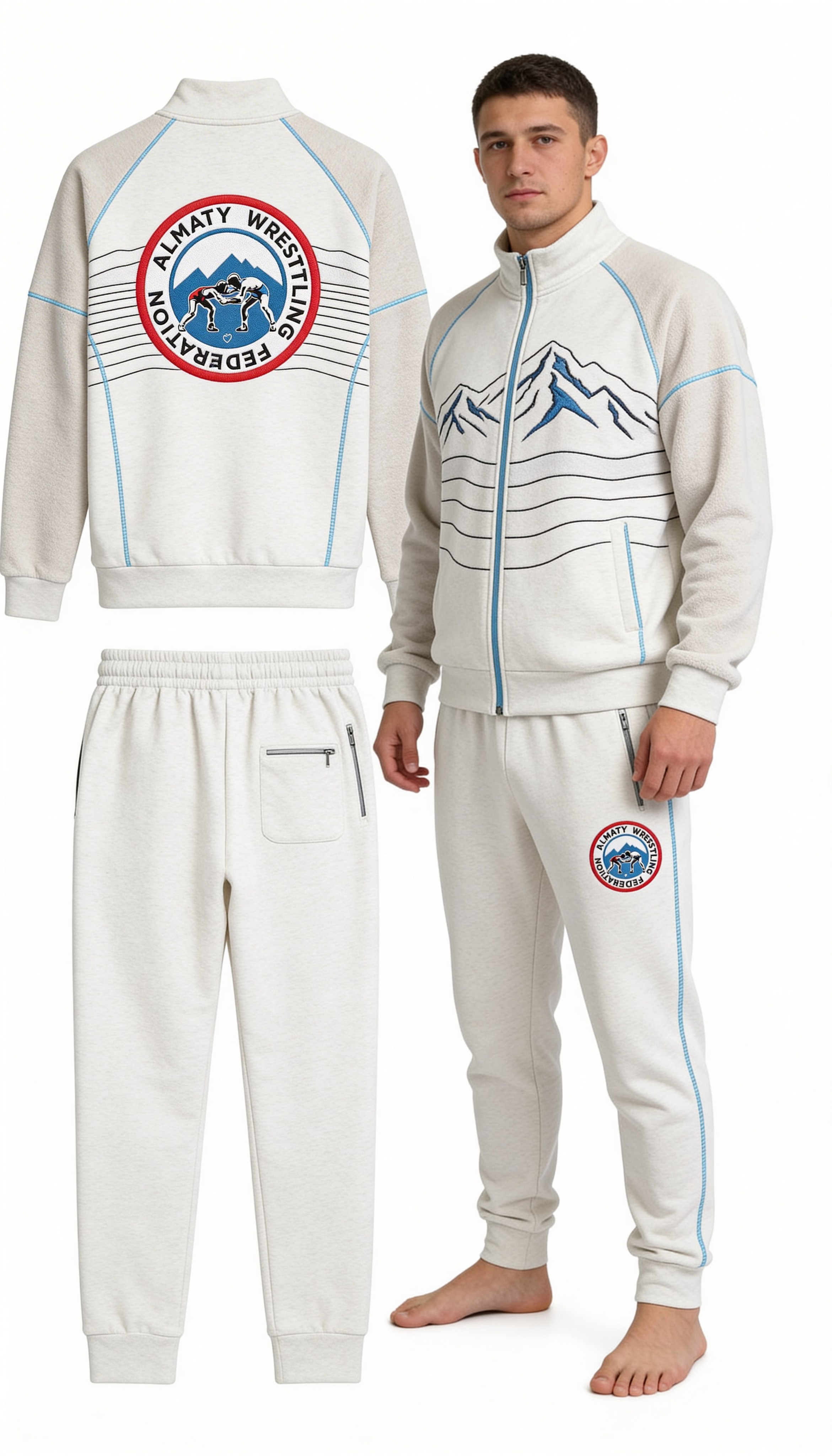 Визуализация дизайна одежды для организации из Казахстана. AI — креатор