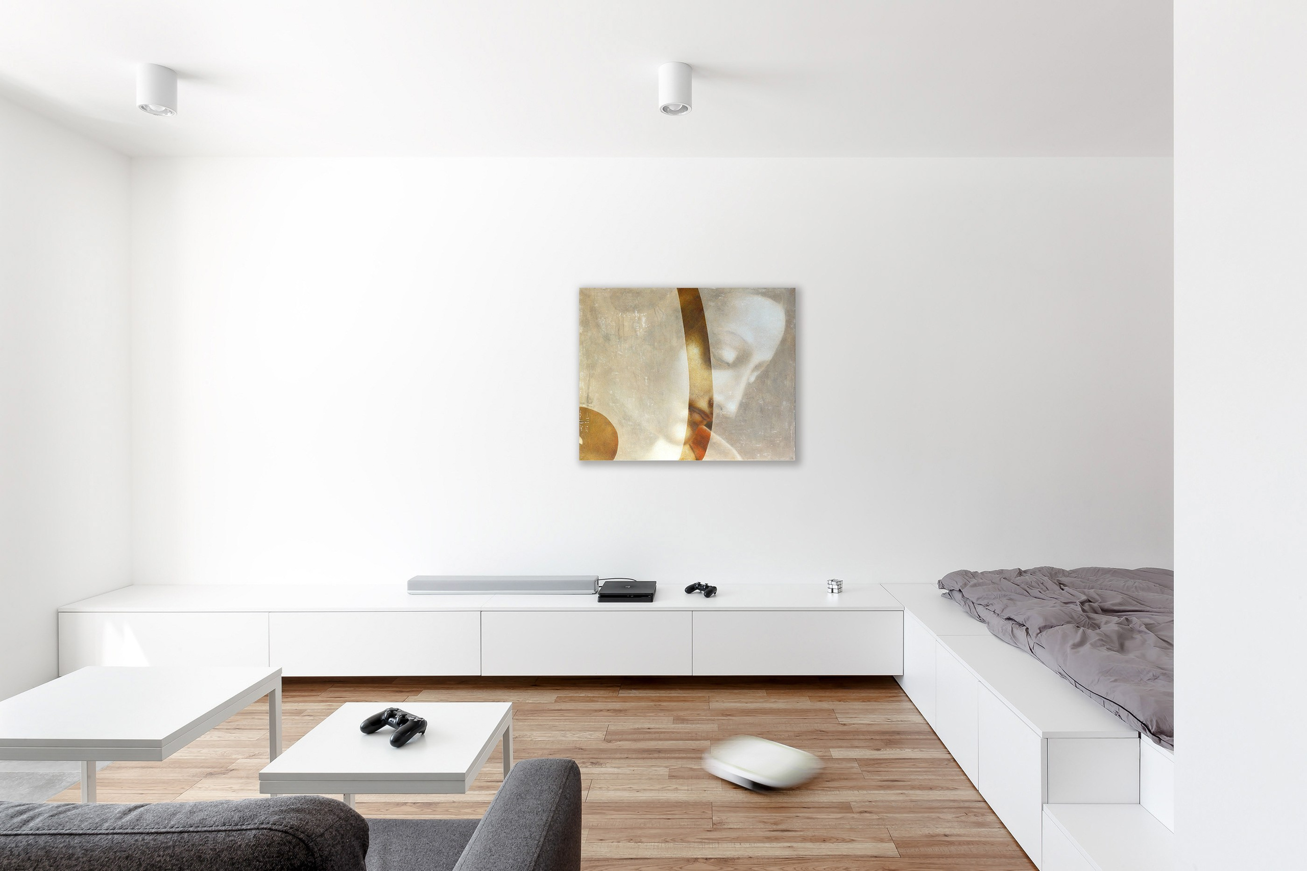 Созерцание с Да Винчи. Художник-абстракционист Ольга Рикун. Москва