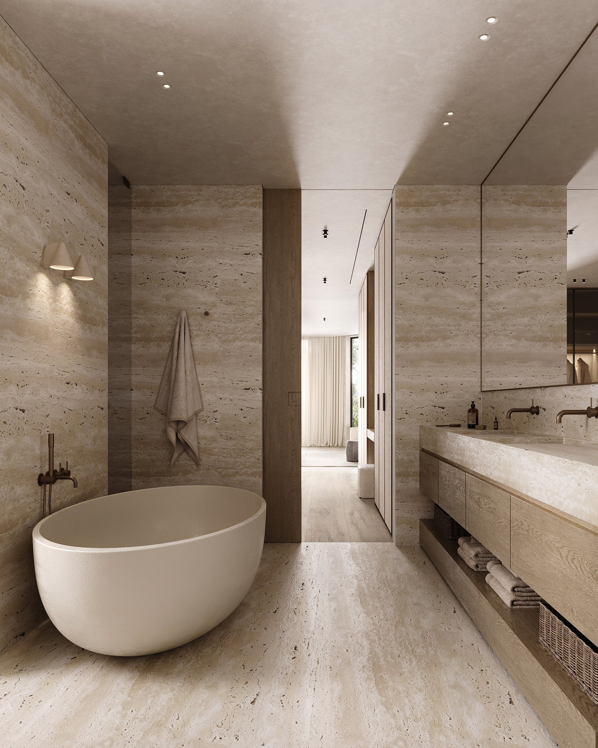 Villa C-34. Interior visualization