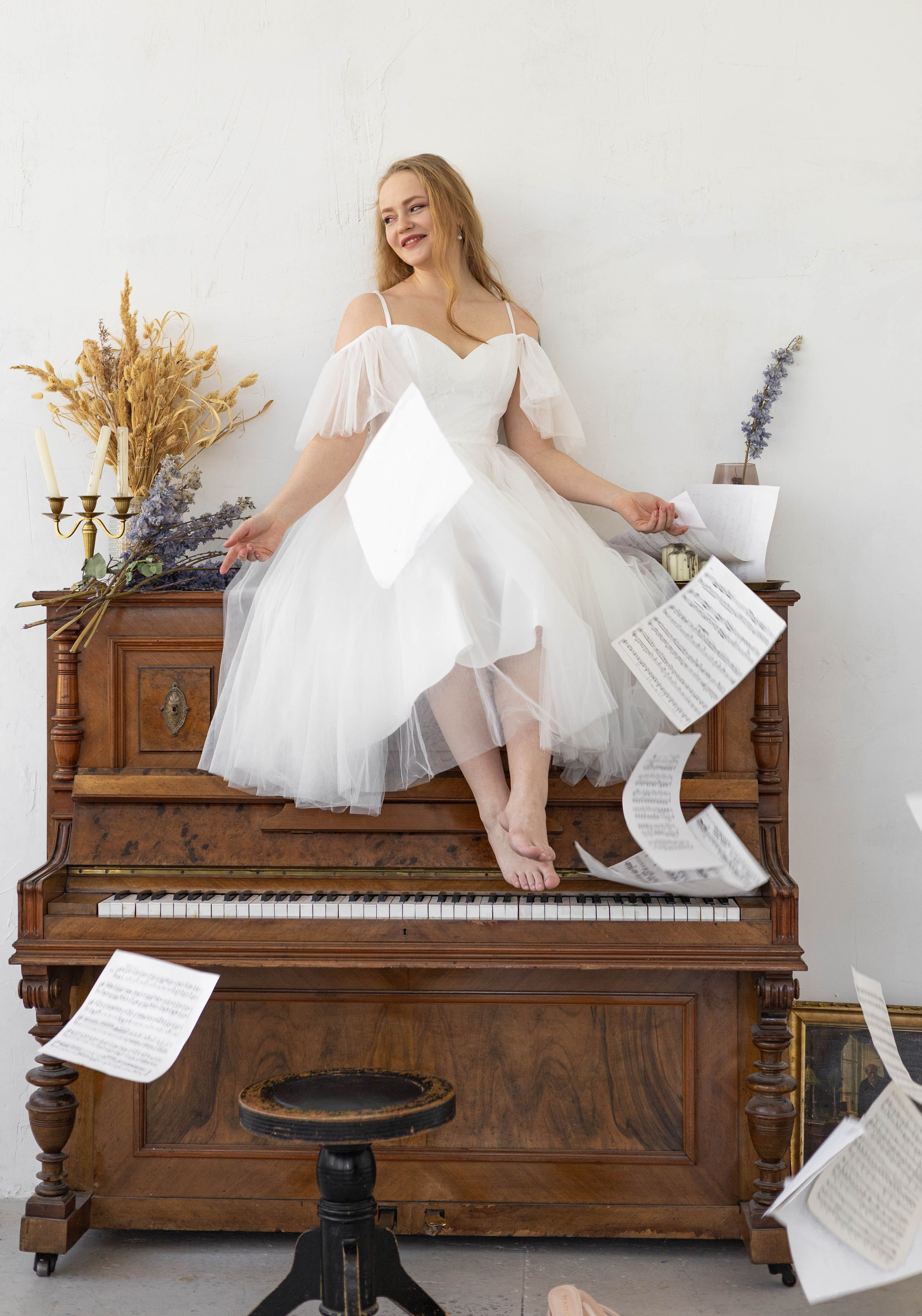 Елена. Escalier floral. Портретный фотограф Панферова Регина г. Санкт-Петербург, г. Казань