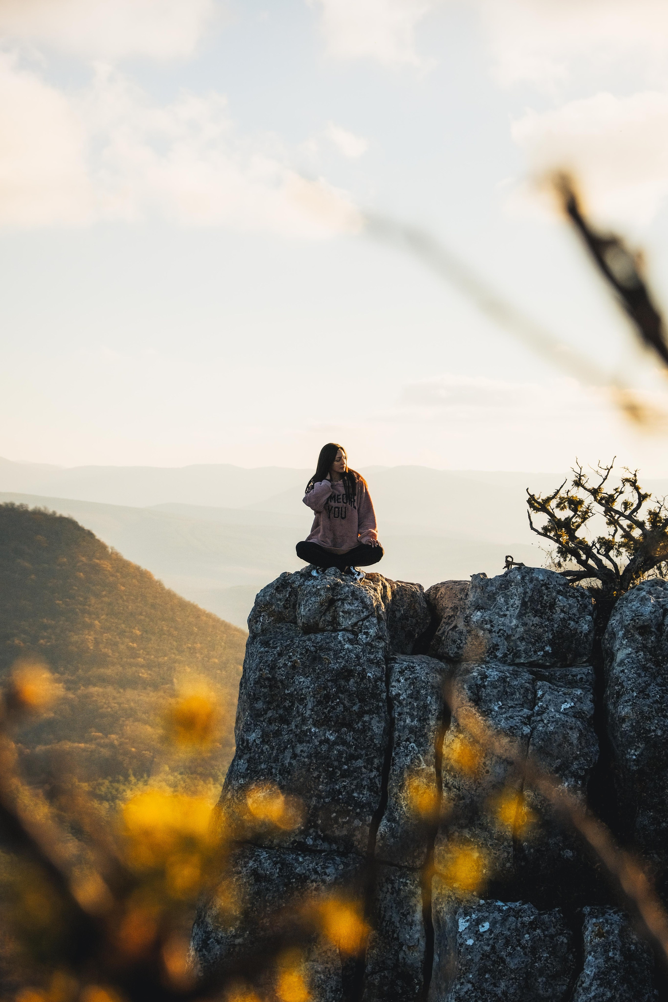 Красивый кадр на Чуфут-кале