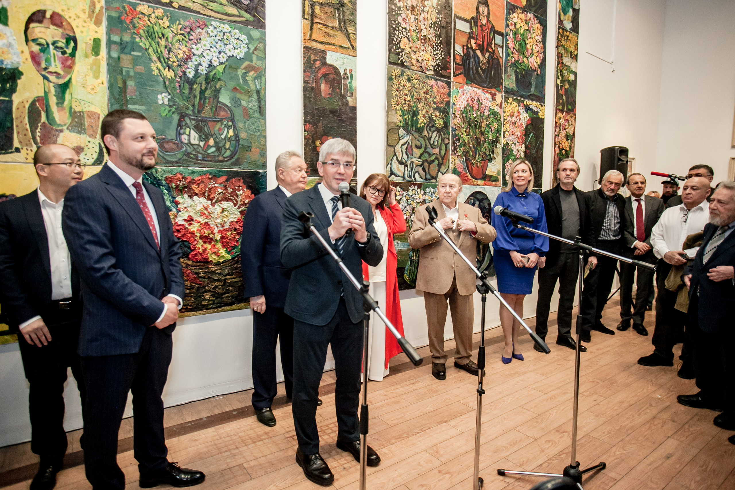 Открытие выставки Зураба Церетели. Art photographer Nino