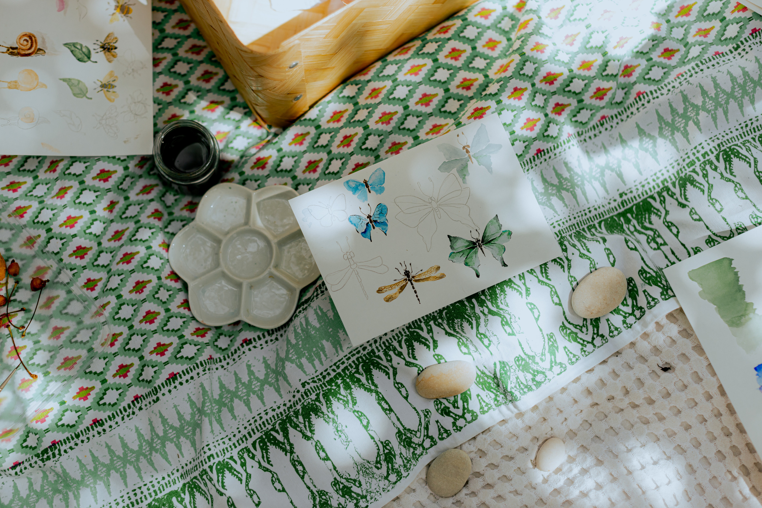 Арт — пикник Рисуй со мной. Фотограф Анастасия Пинчук