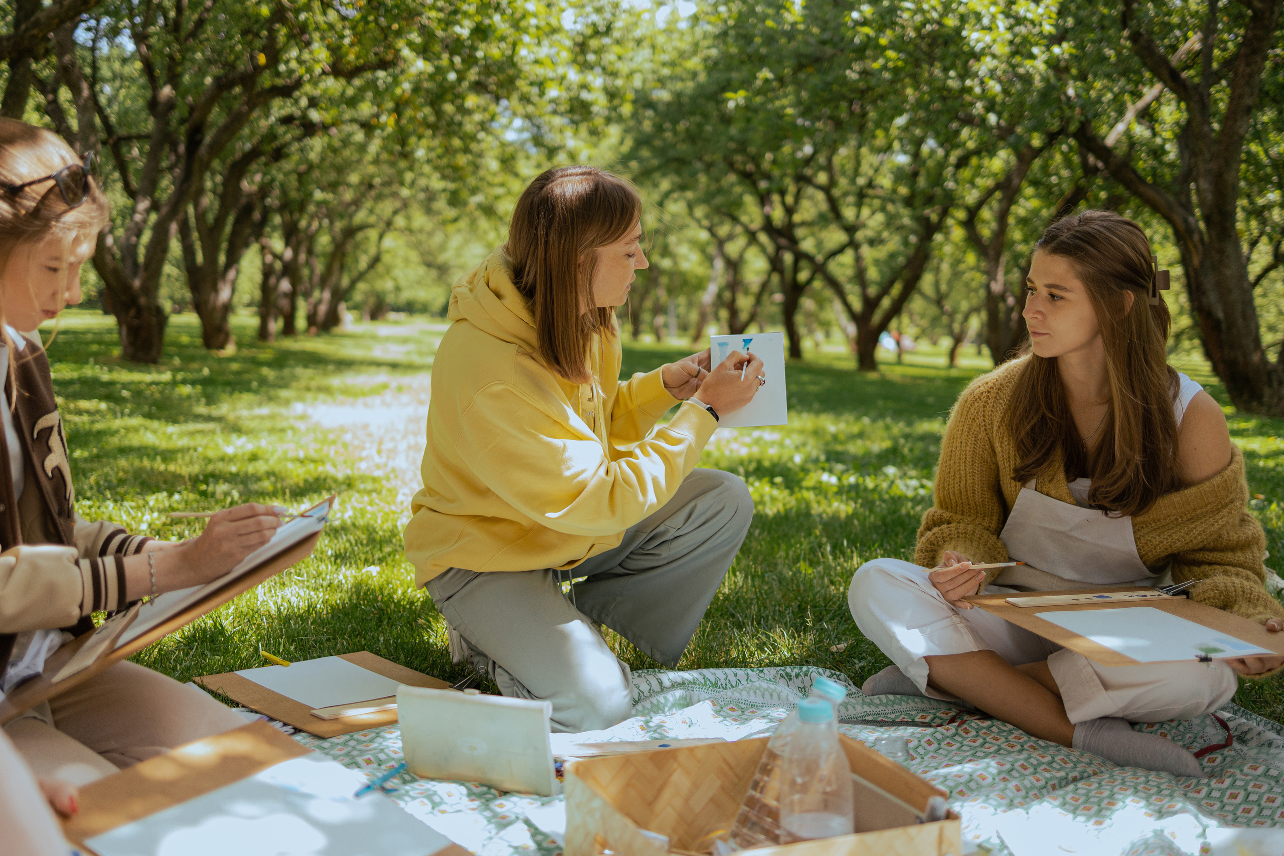Арт — пикник Рисуй со мной. Фотограф Анастасия Пинчук