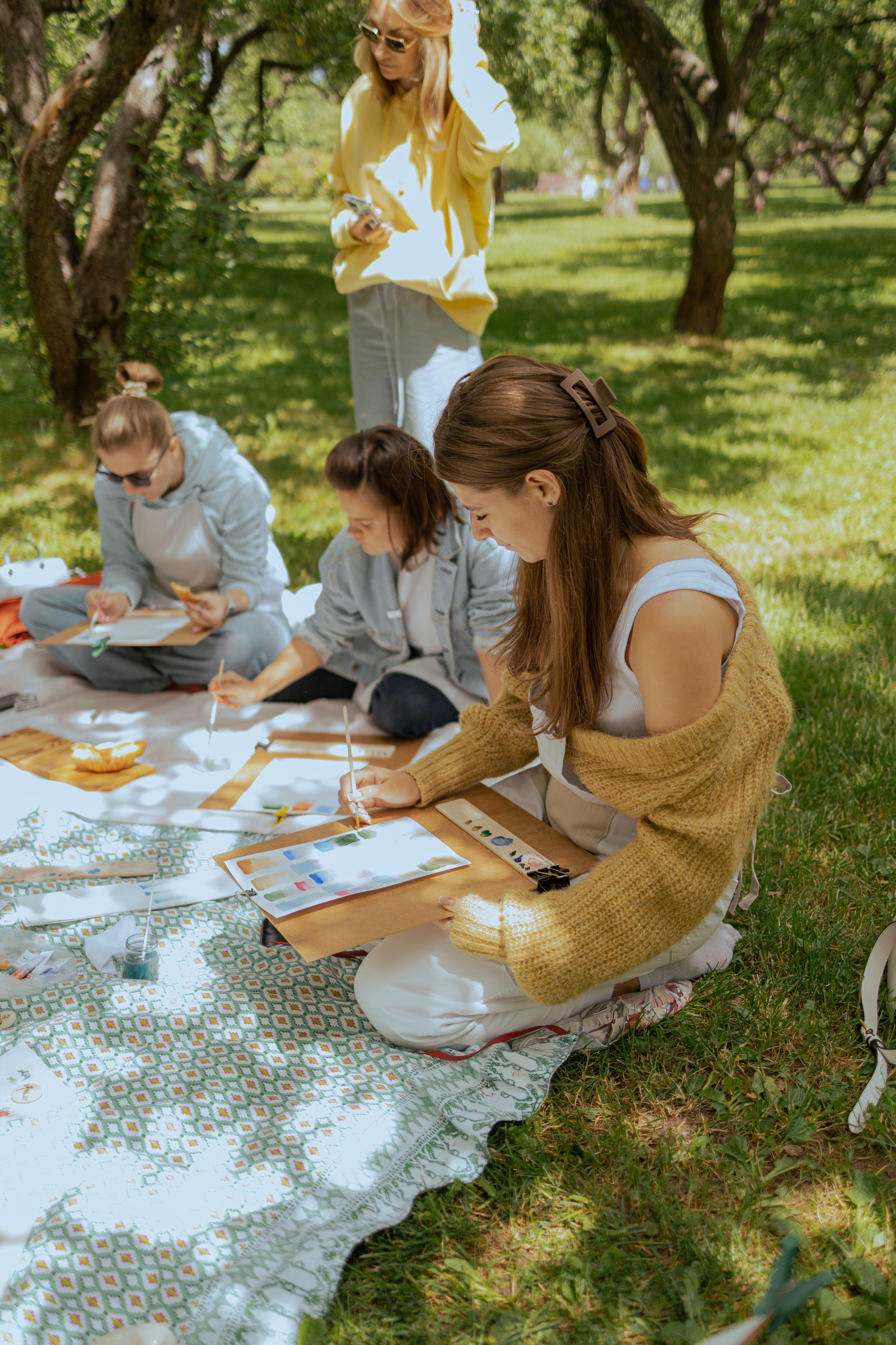 Арт — пикник Рисуй со мной. Фотограф Анастасия Пинчук