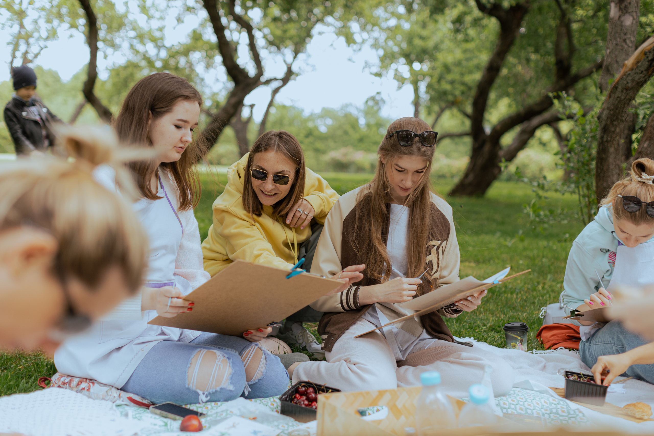 Арт — пикник Рисуй со мной. Фотограф Анастасия Пинчук